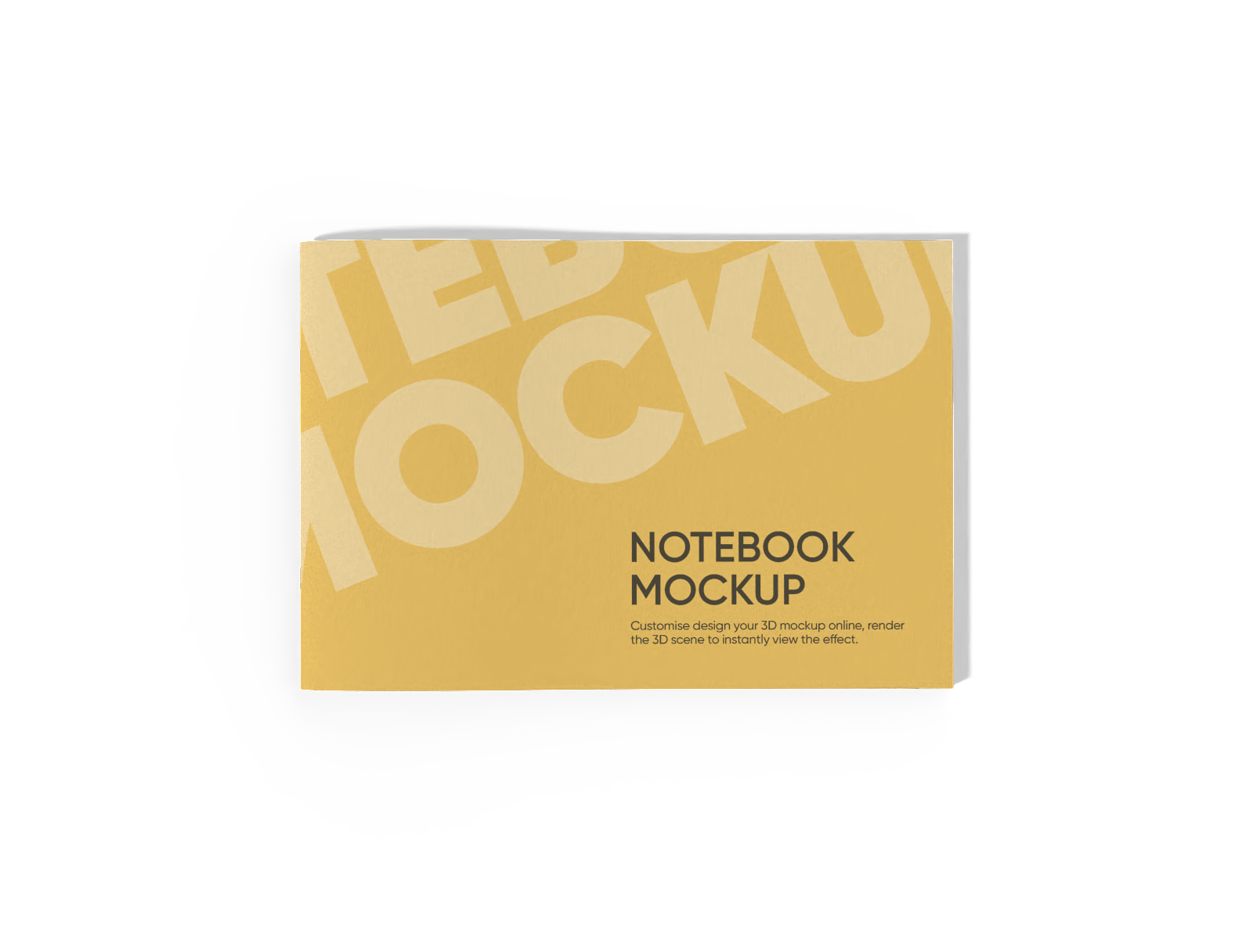 A5 notebook — White paperboard