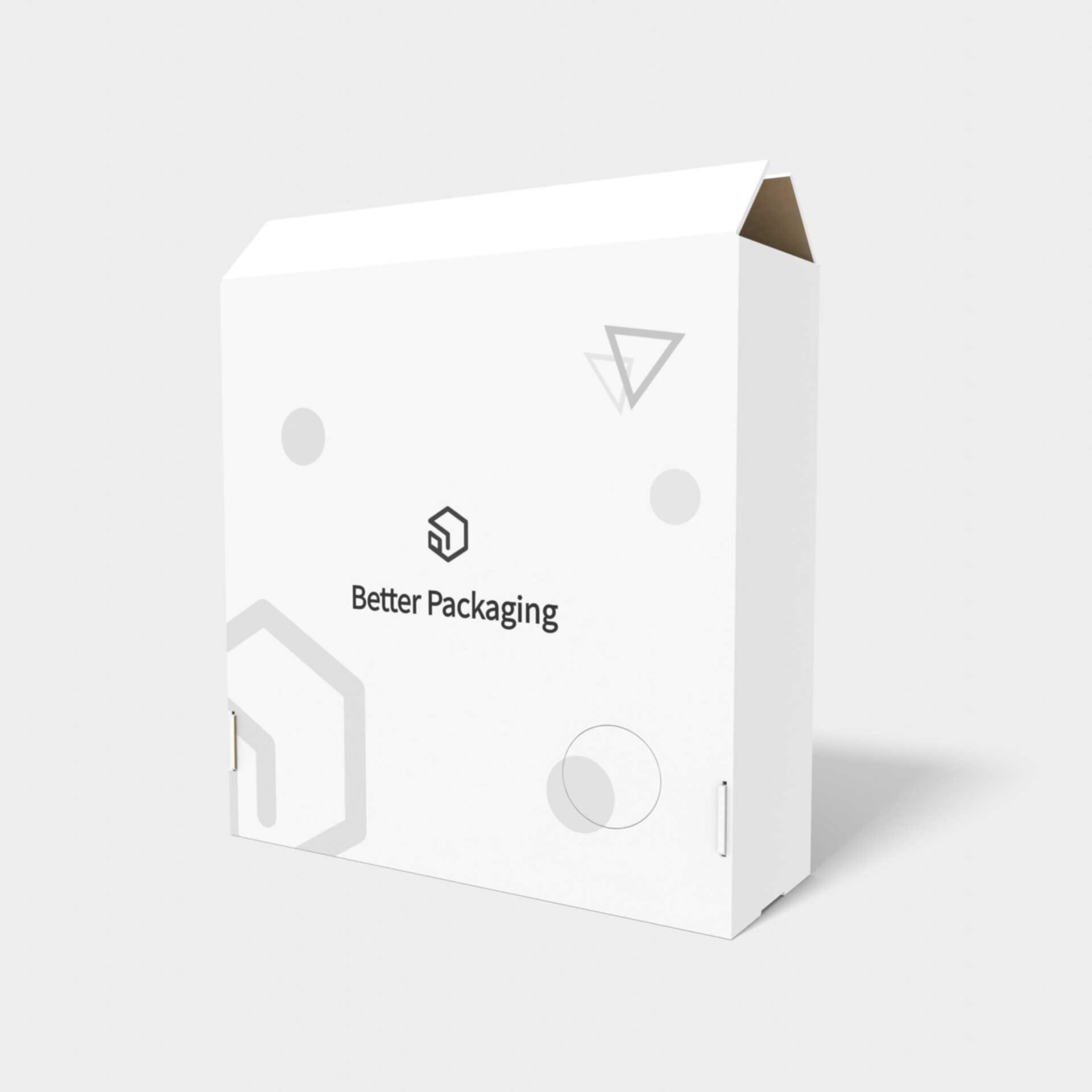Tuck end shipping box — Corrugated board