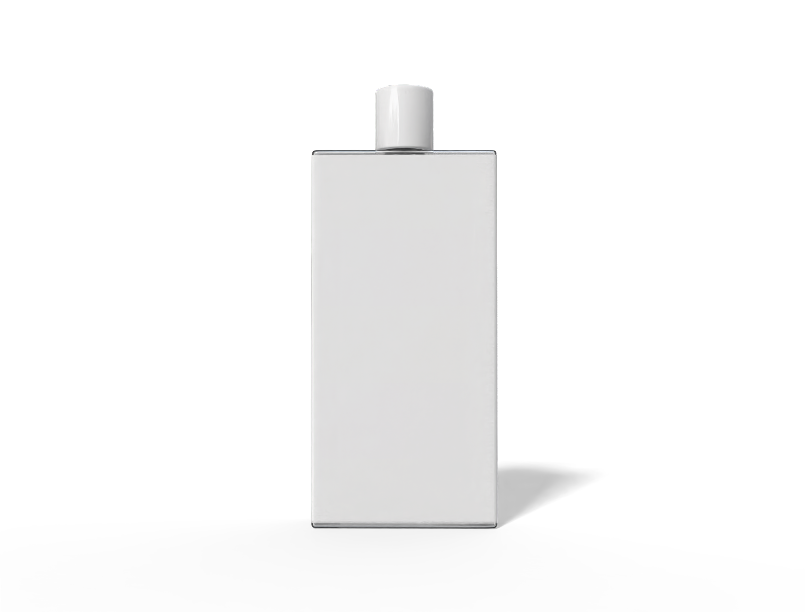 320 ml plastic shampoo bottle — Glossy plastic