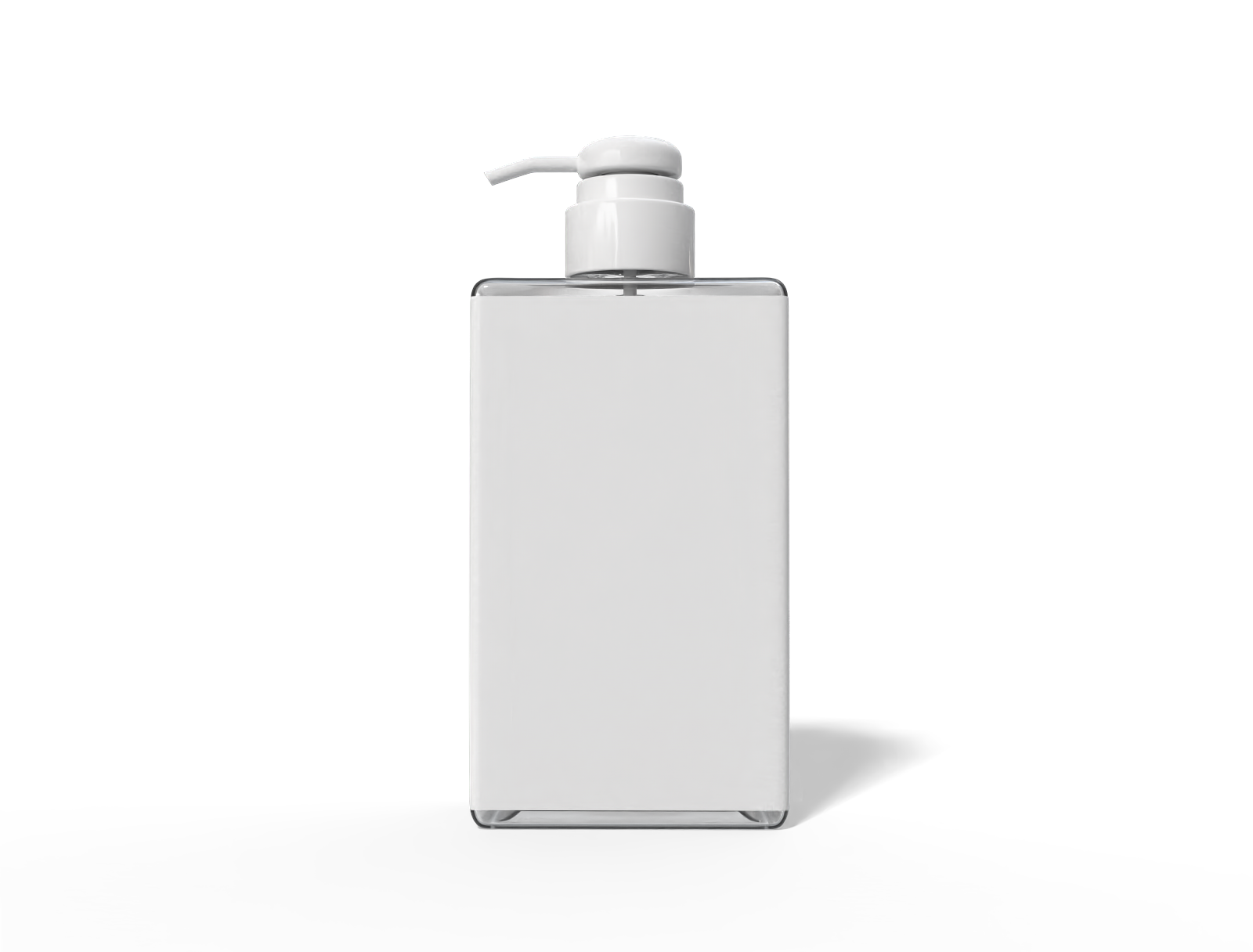 280 ml pump bottle — Glossy plastic