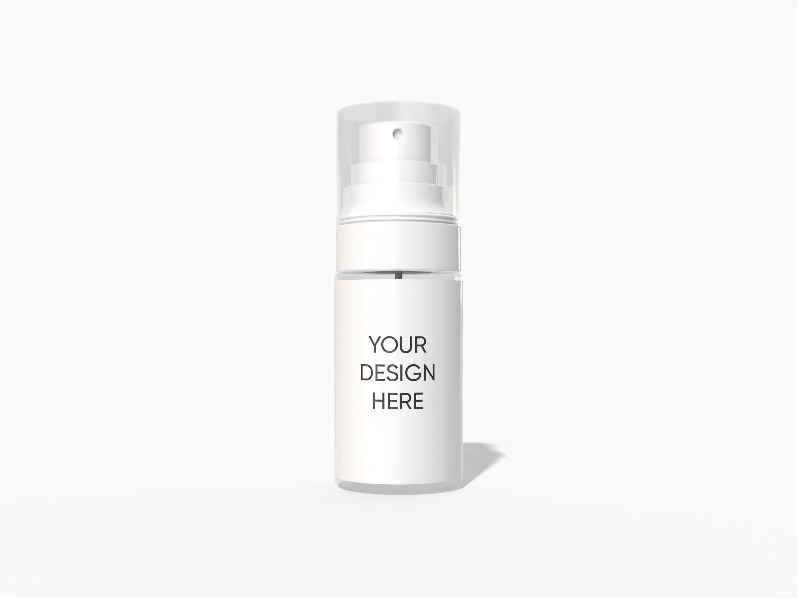 80 ml plastic spray sunscreen bottle — Glossy plastic