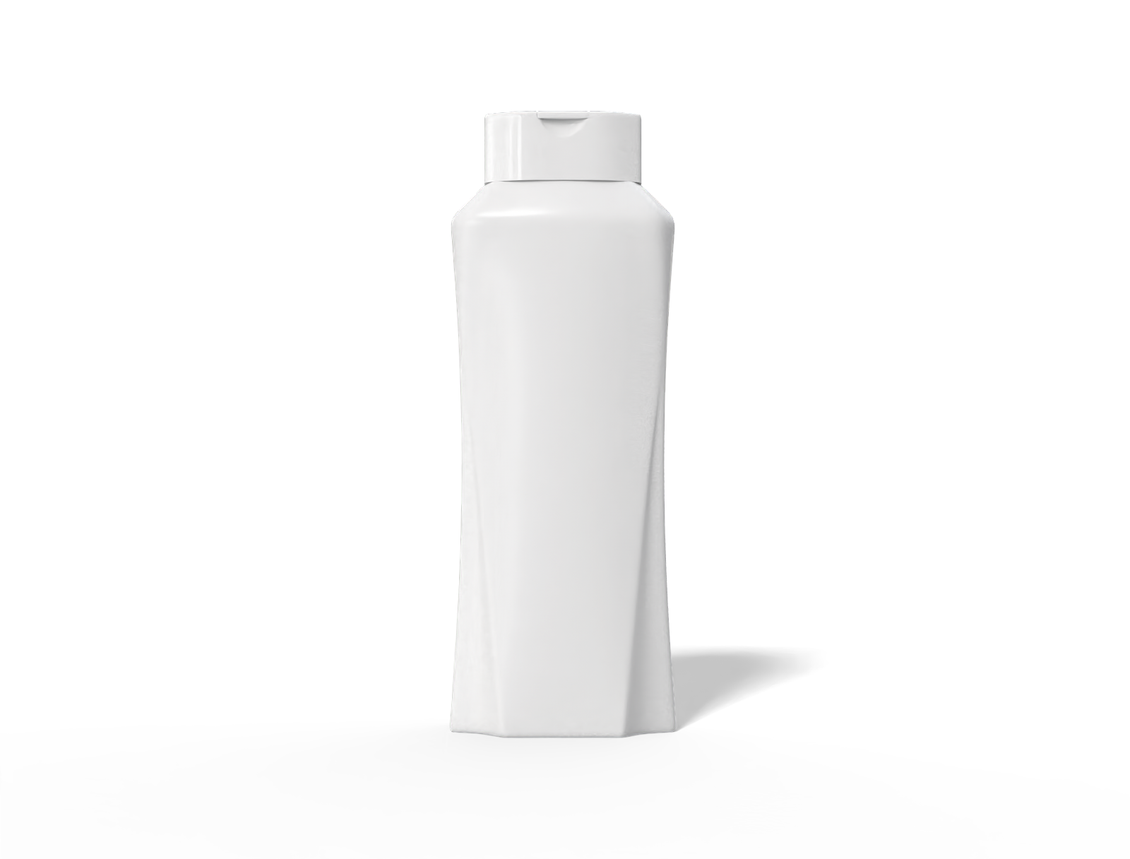 400 ml shampoo plastic bottle — Glossy plastic