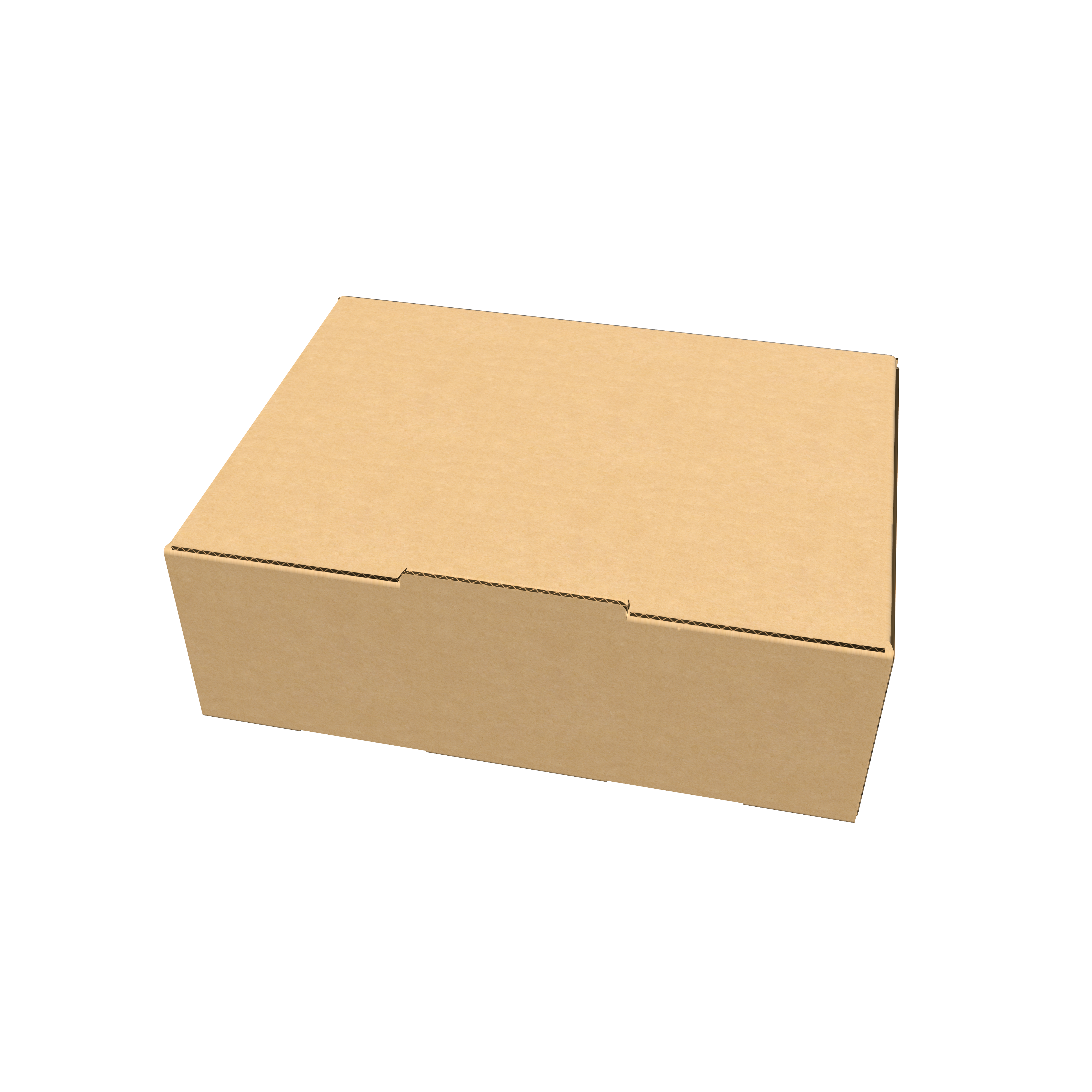 Custom self-locking mailer box — E-flute corrugated board