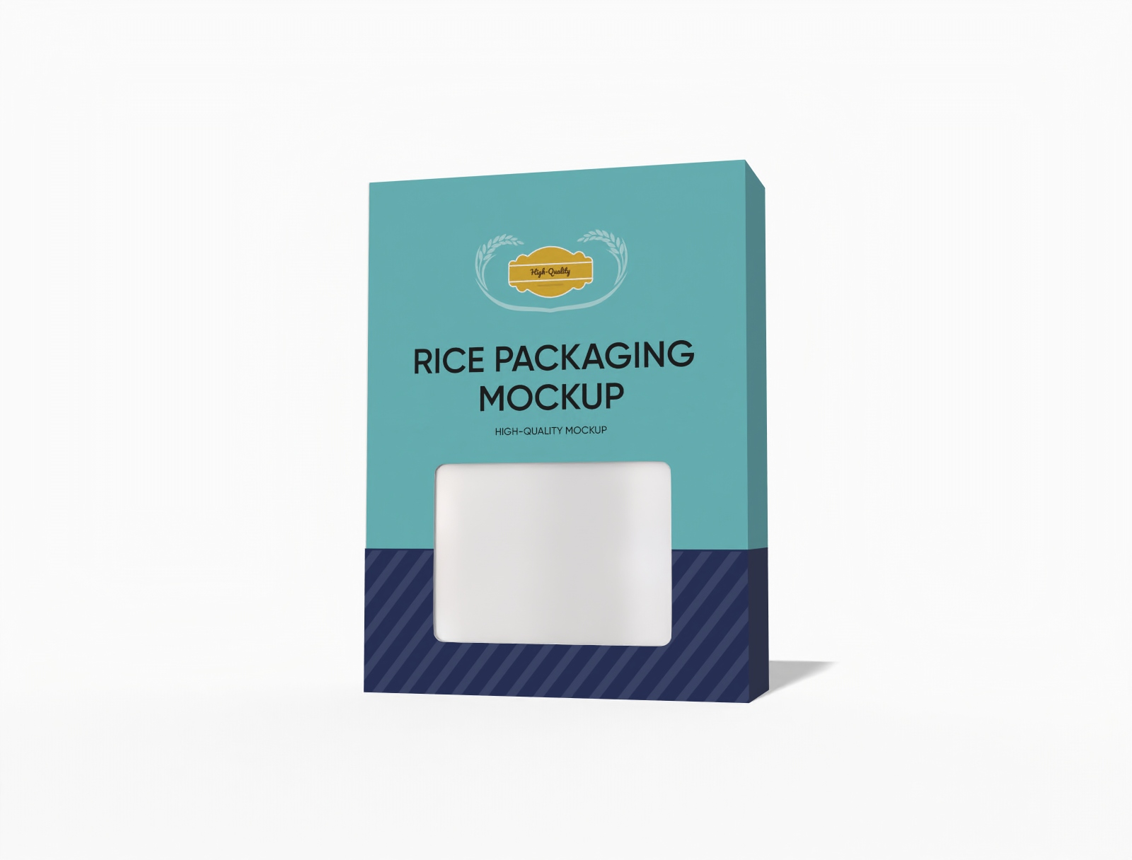 Rice packaging — White paperboard