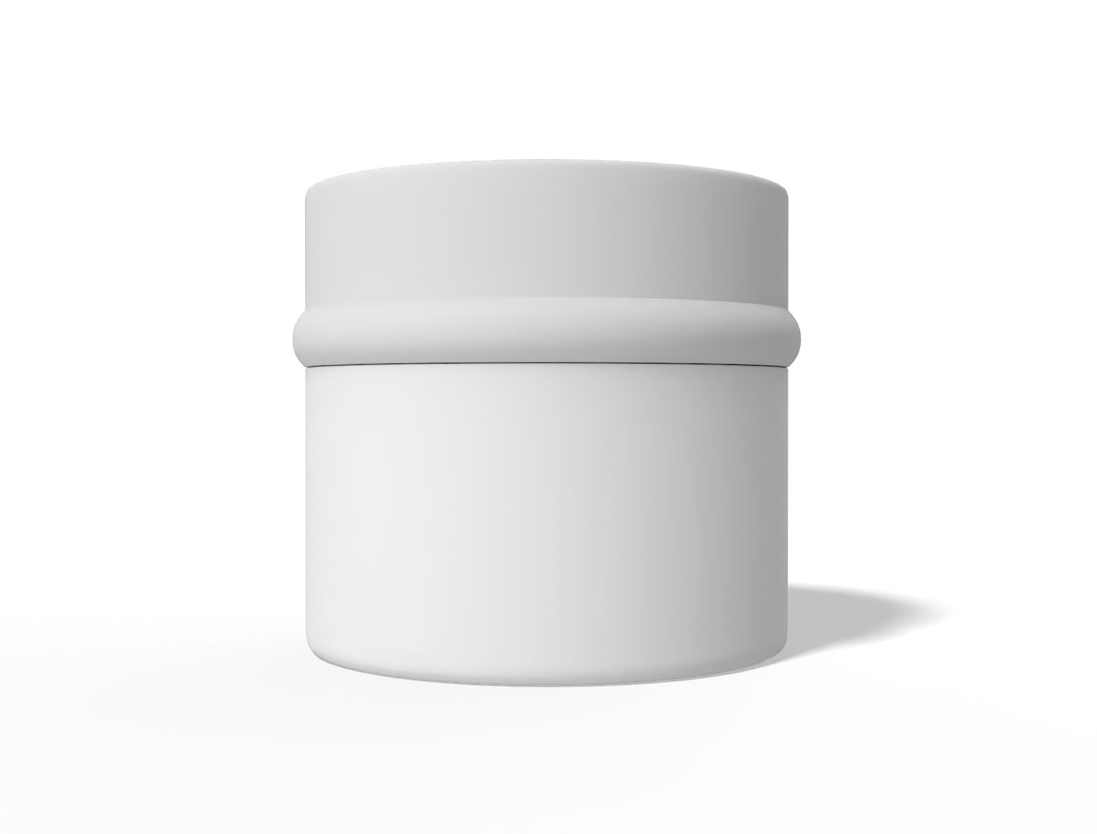 Cosmetic jar — Glossy glass