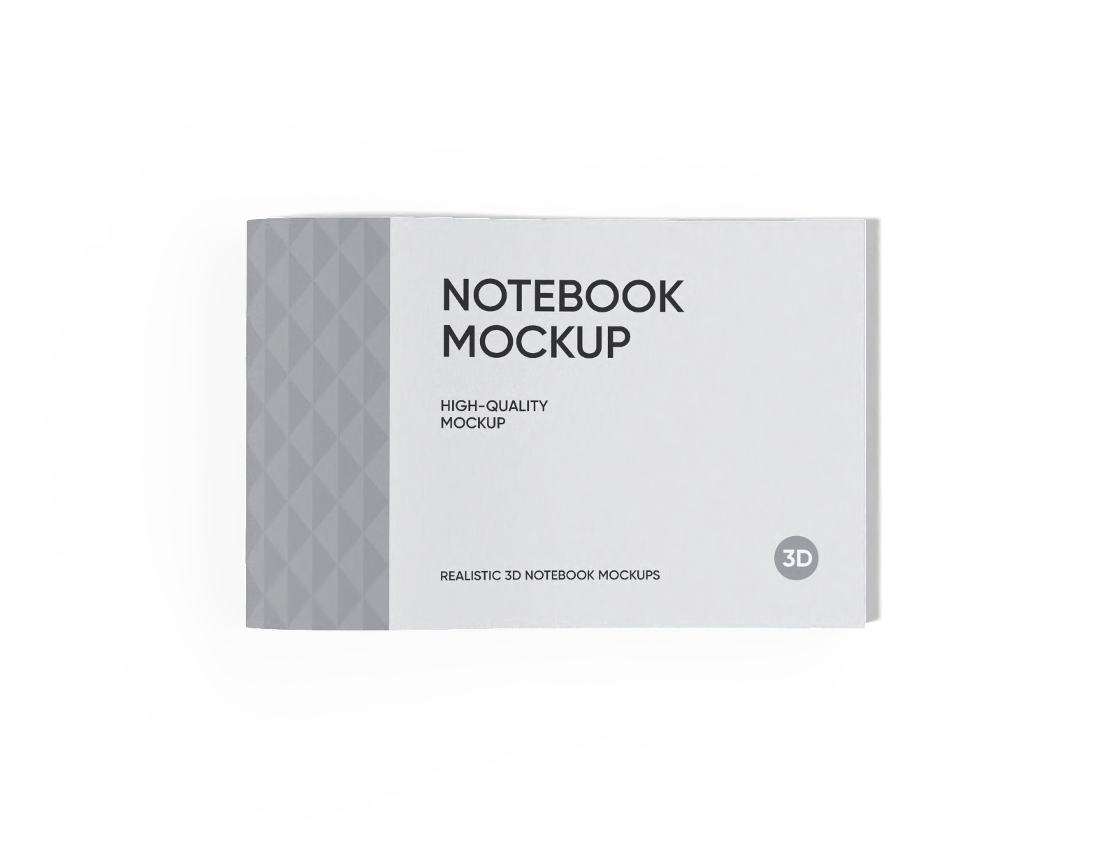 A5 notebook — White paperboard