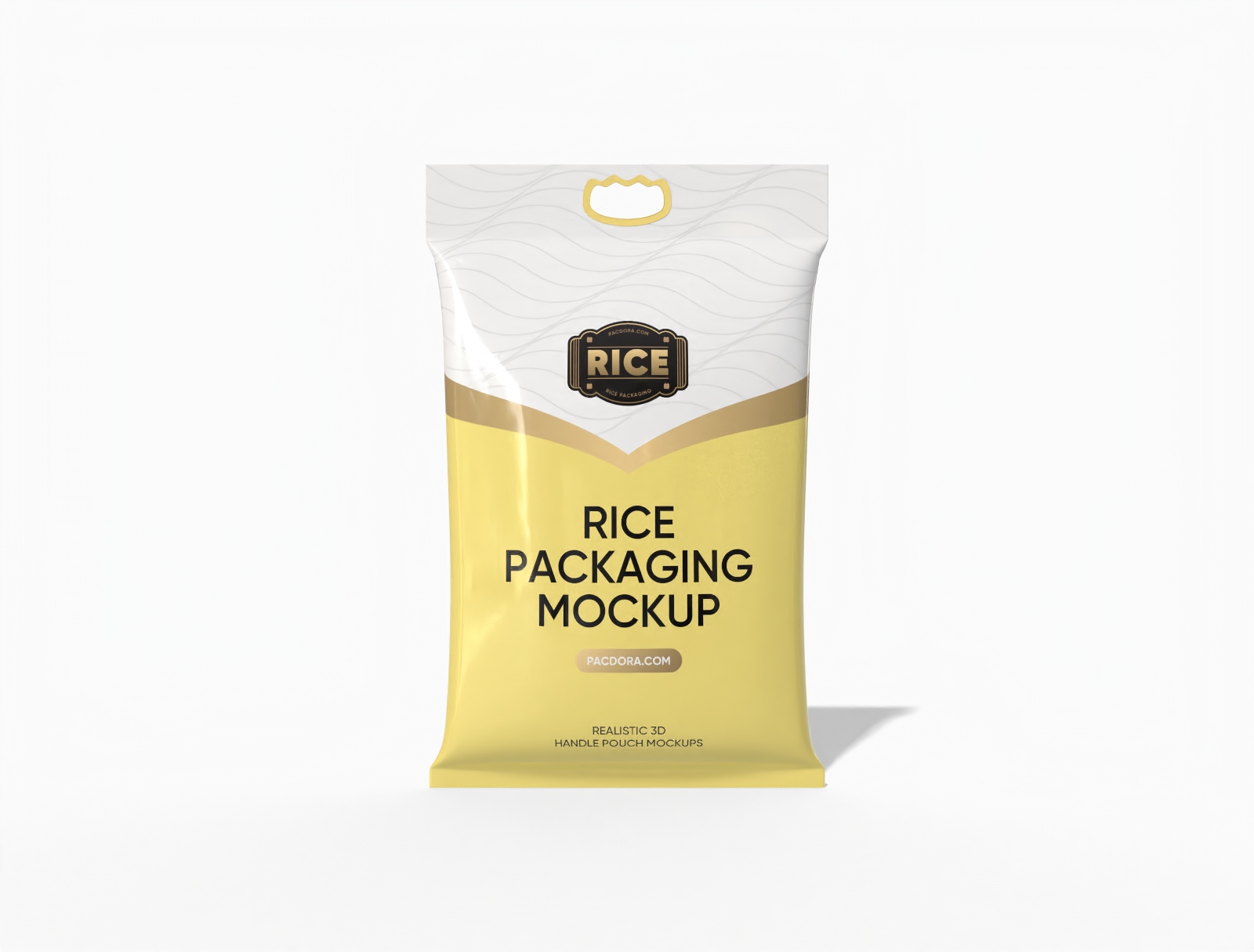 Rice packaging — Glossy plastic