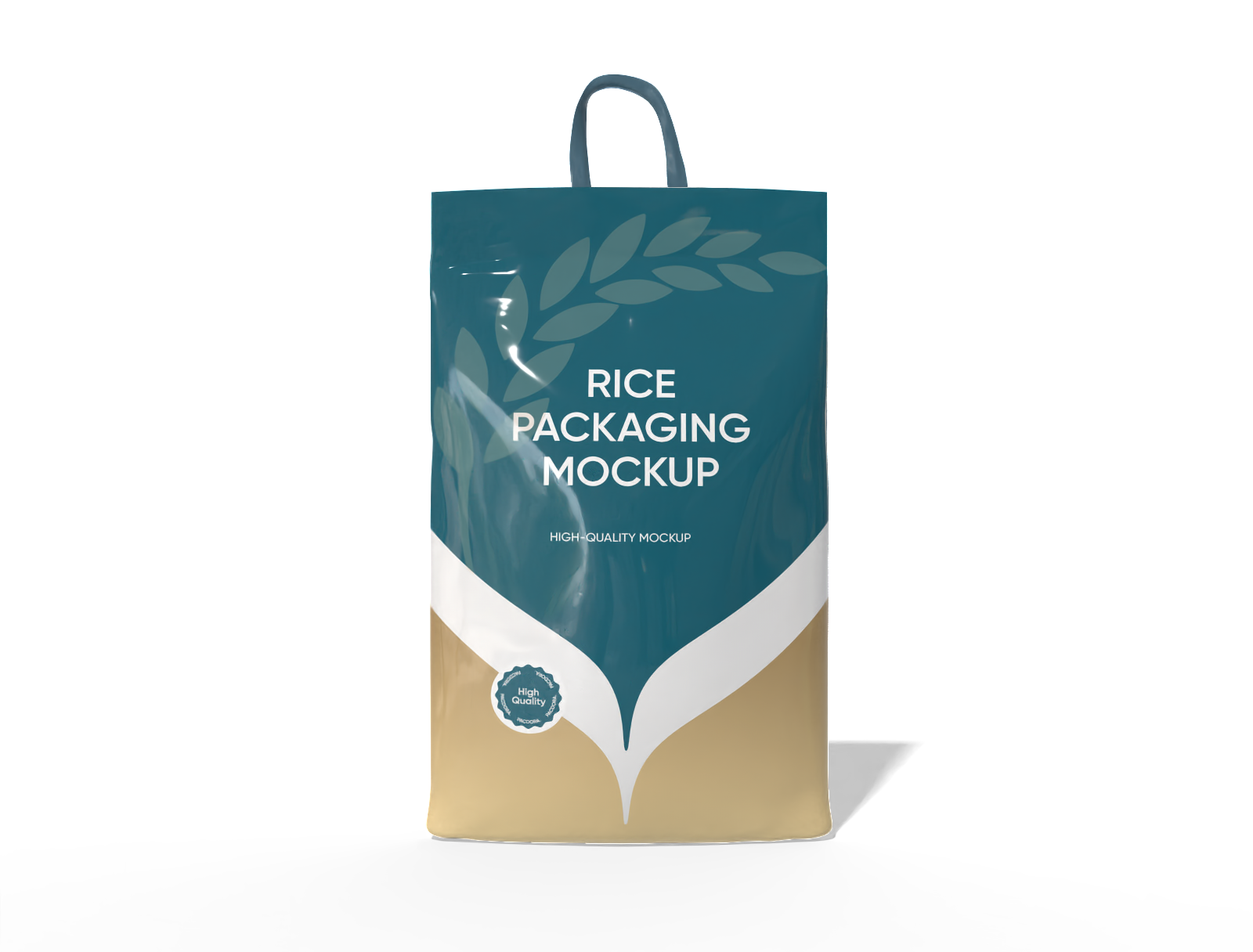 Rice packaging — Glossy plastic
