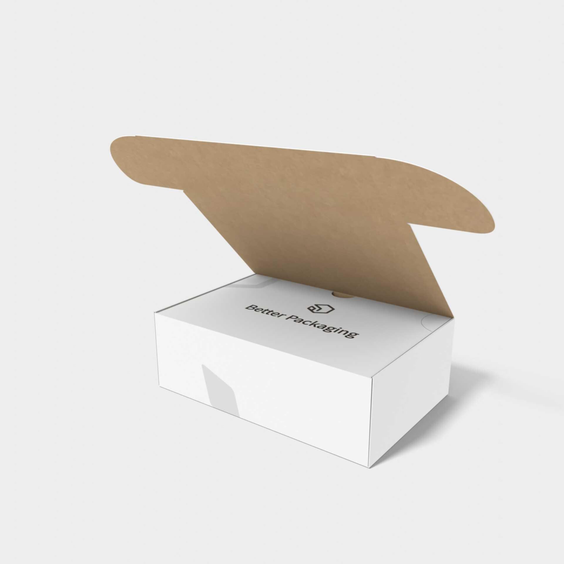 Flip top boxes inserts wingless — Corrugated board