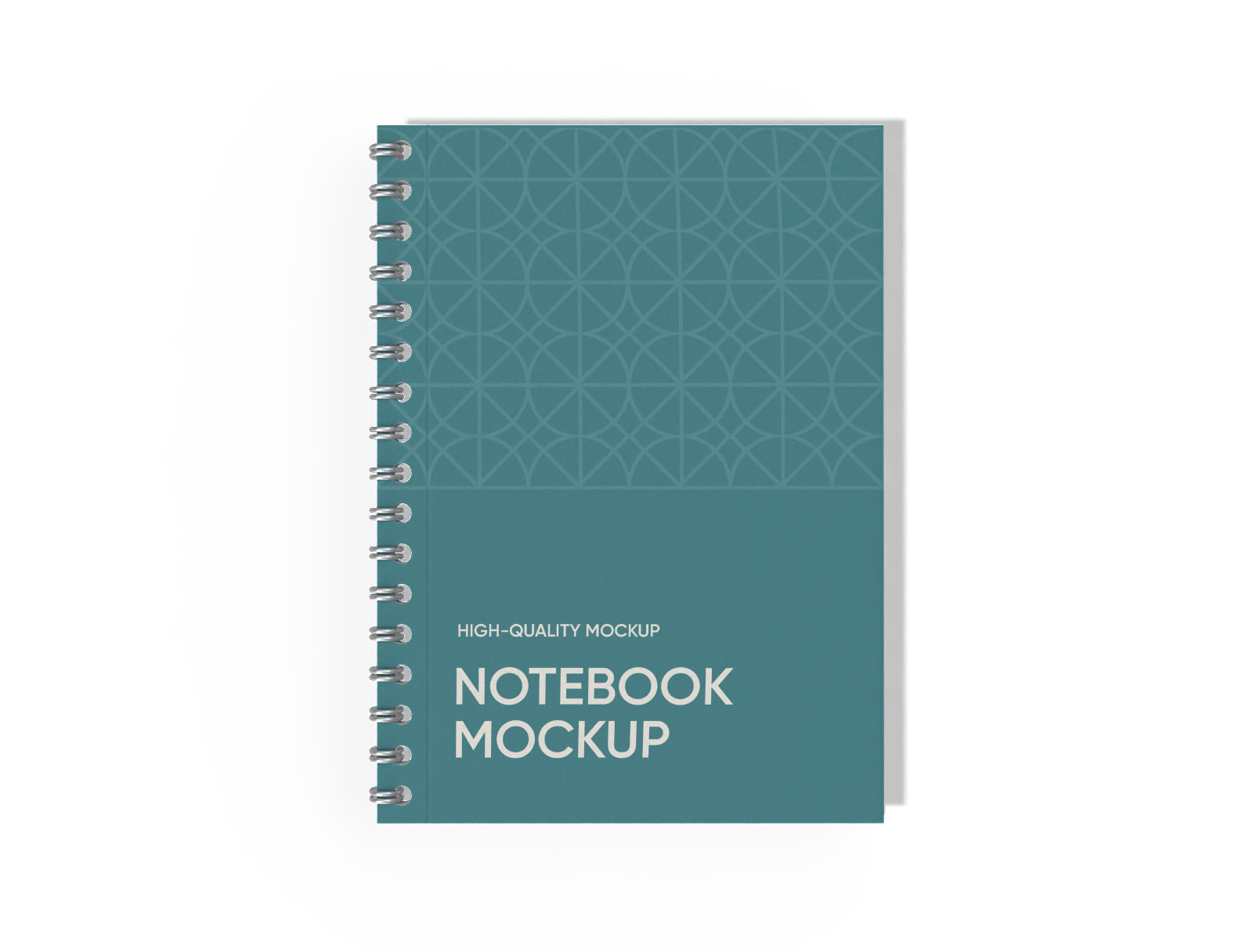 Wire bound notebook — White paperboard