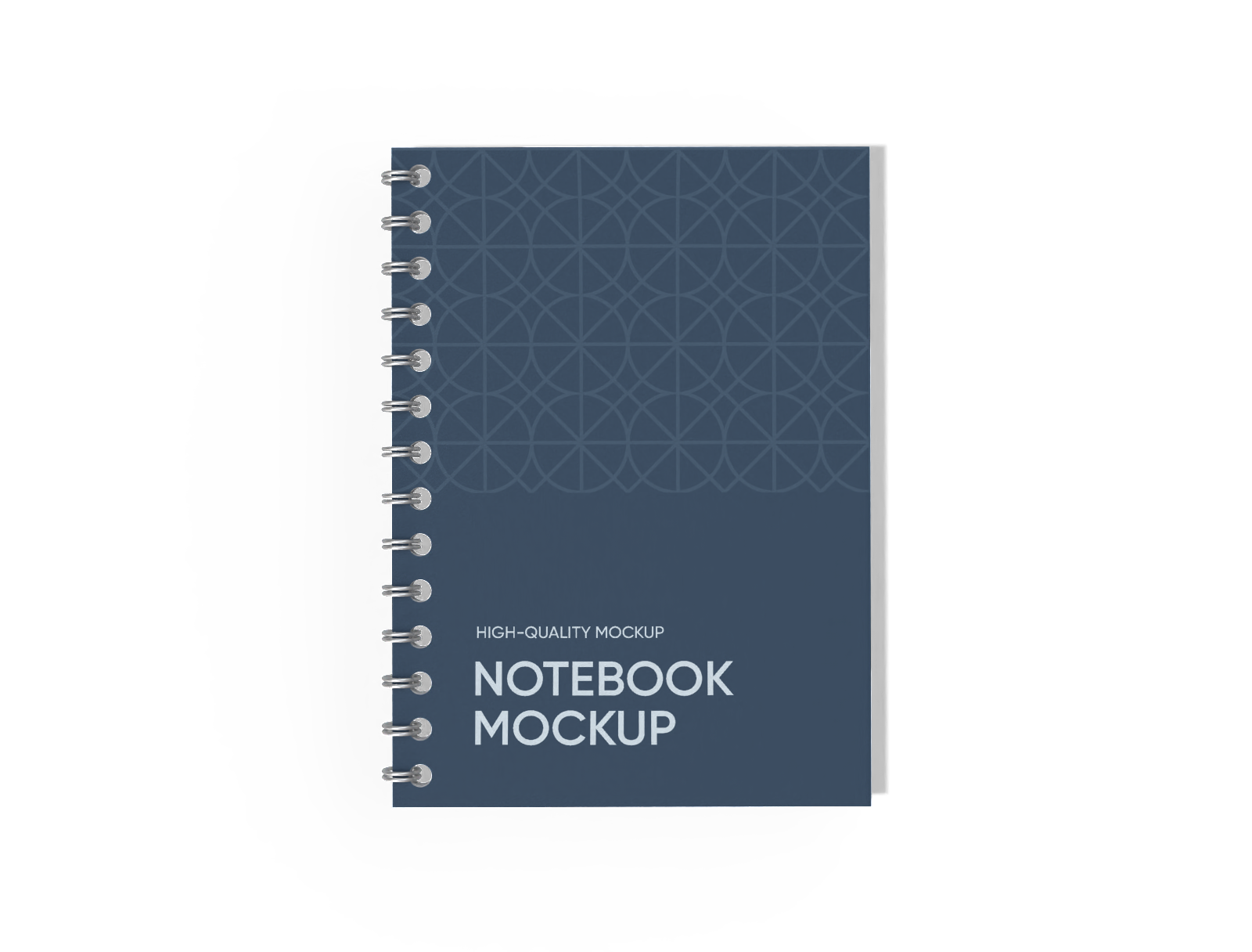 Wire bound notebook — White paperboard