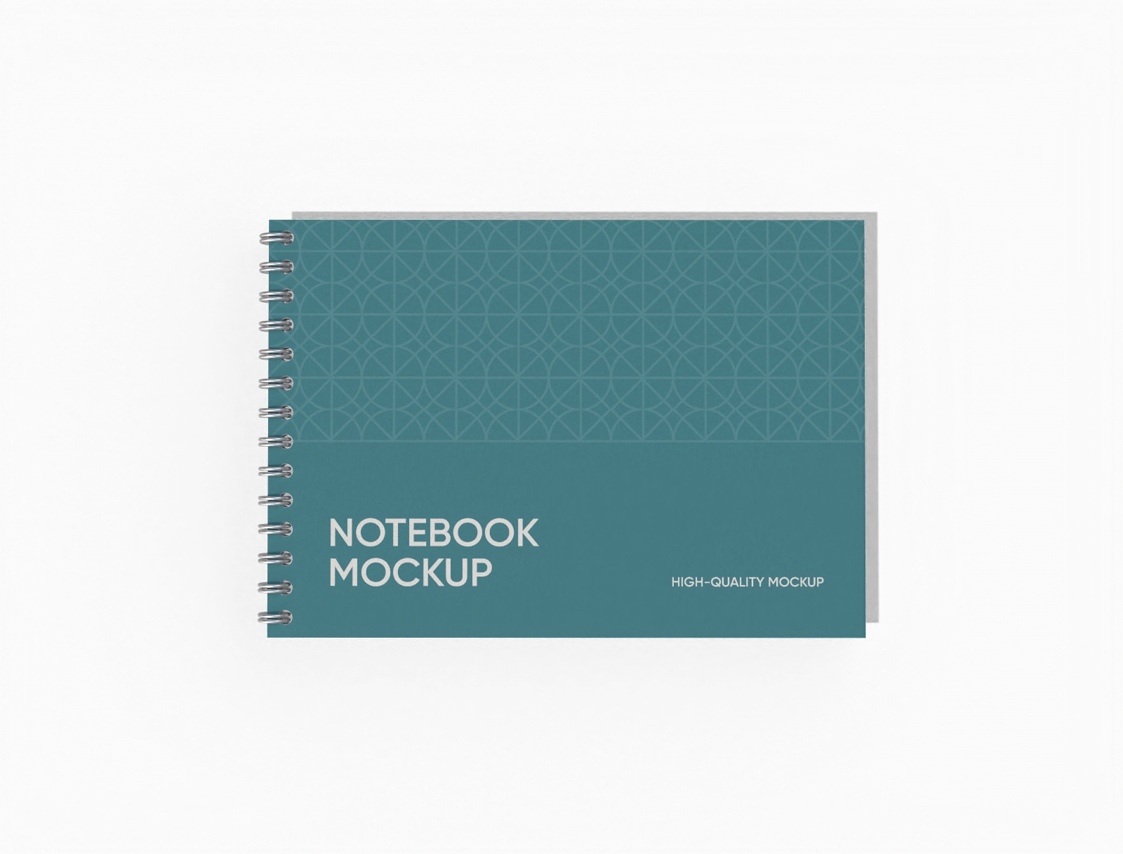 Spiral notebook — White paperboard