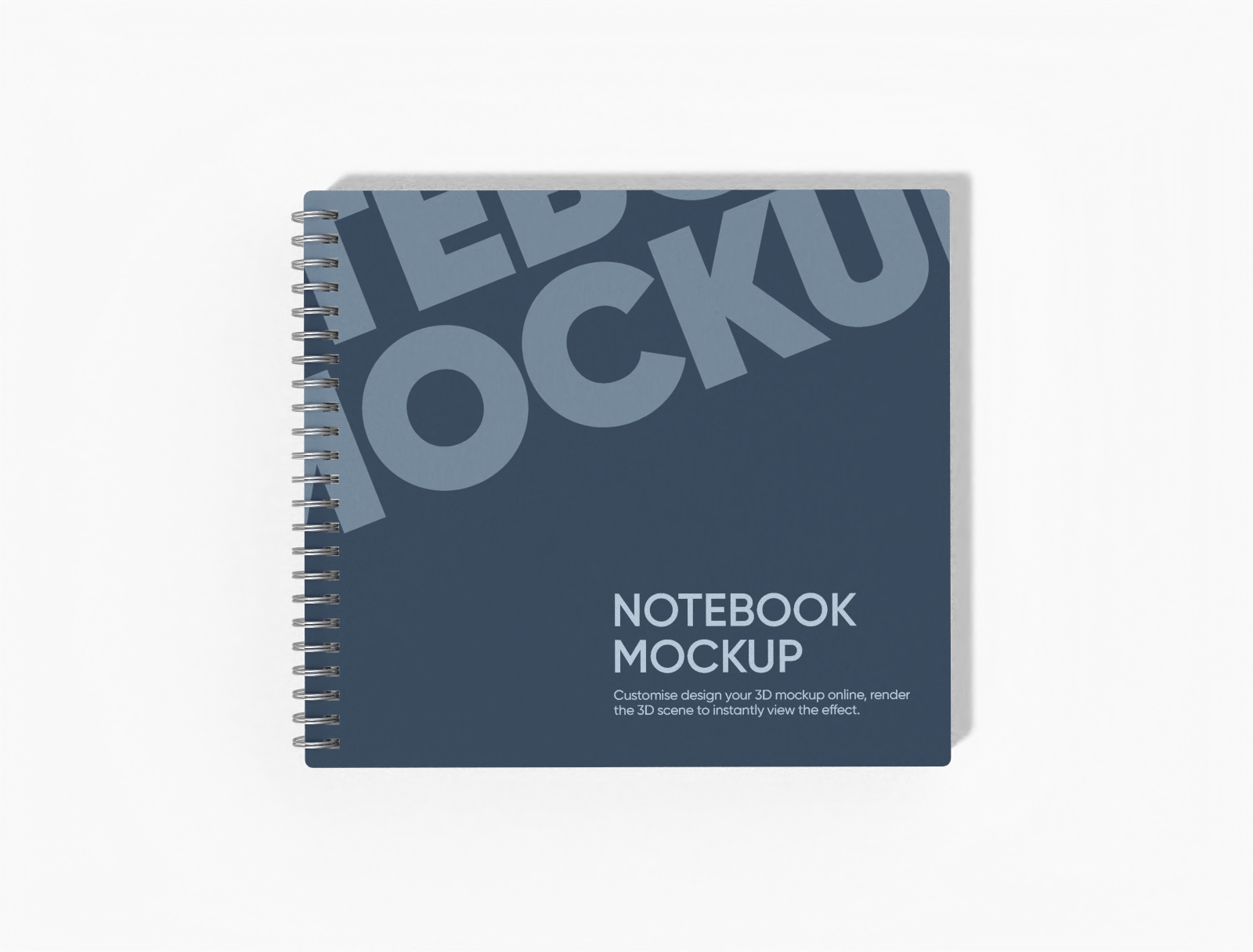 Square notebook — White paperboard