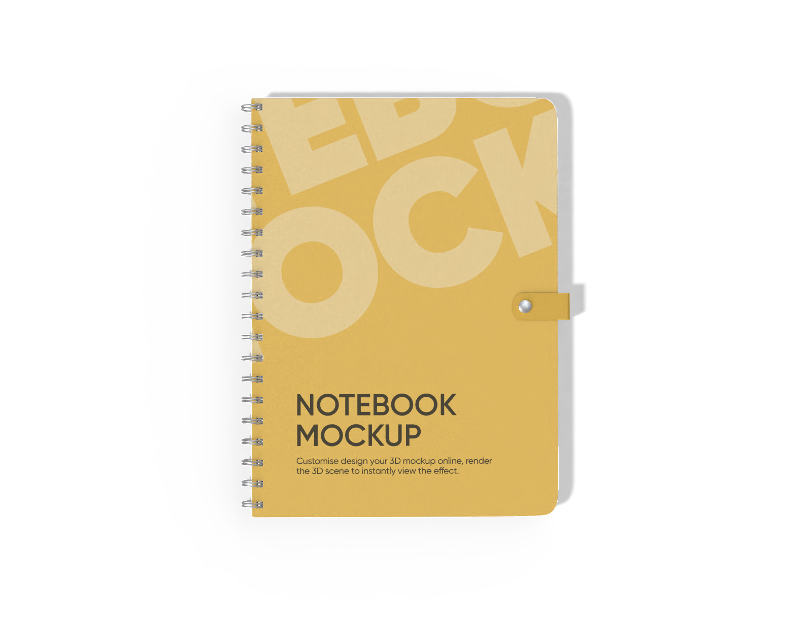 Square notebook — White paperboard