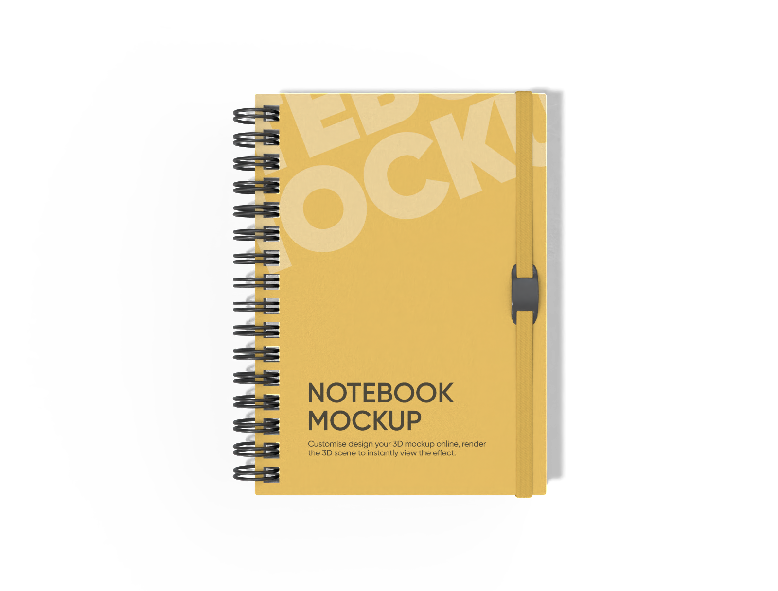 Square notebook — White paperboard