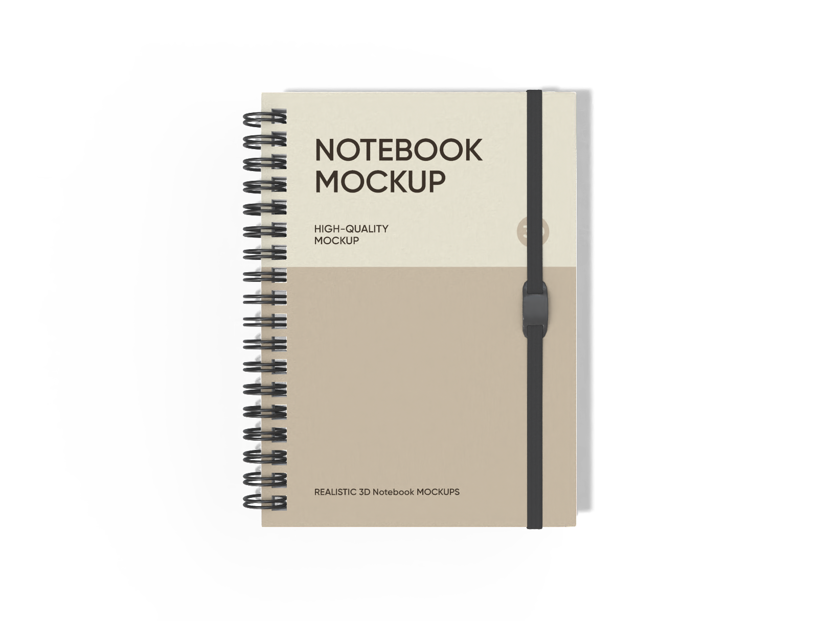 Square notebook — White paperboard
