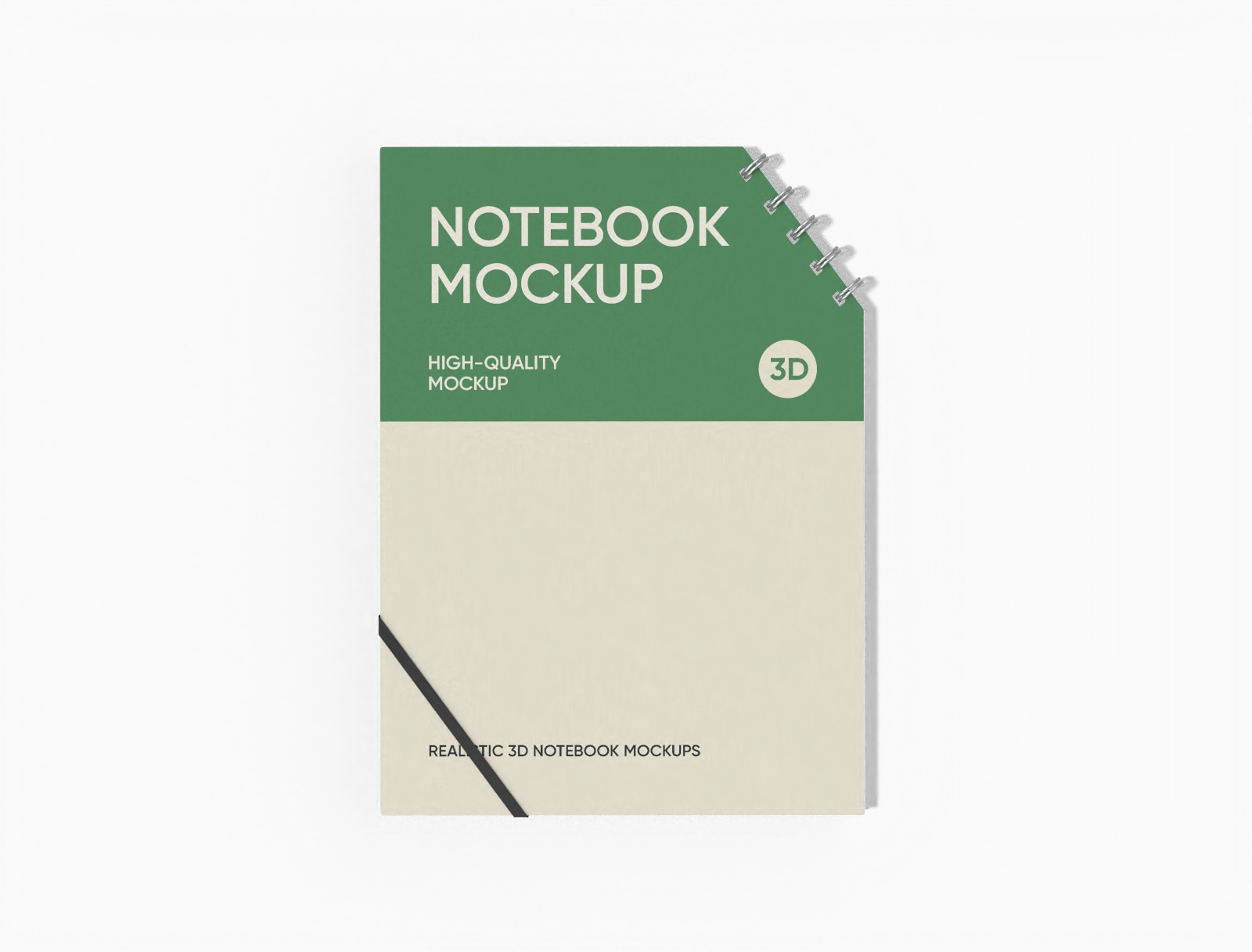 Square notebook — White paperboard
