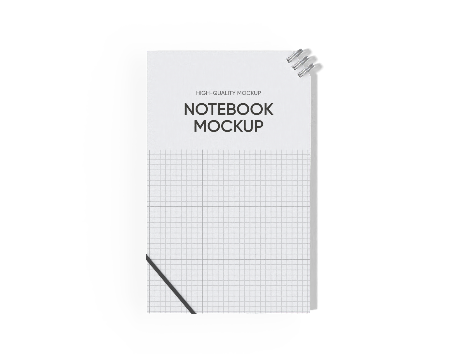 Square notebook — White paperboard