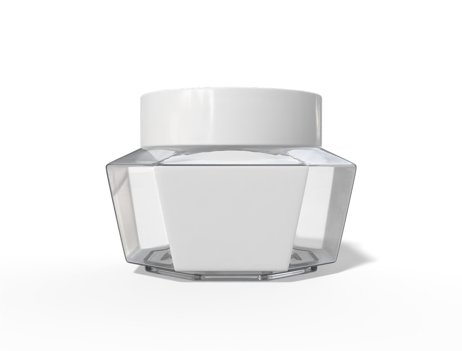 Cosmetic jar — Glossy glass
