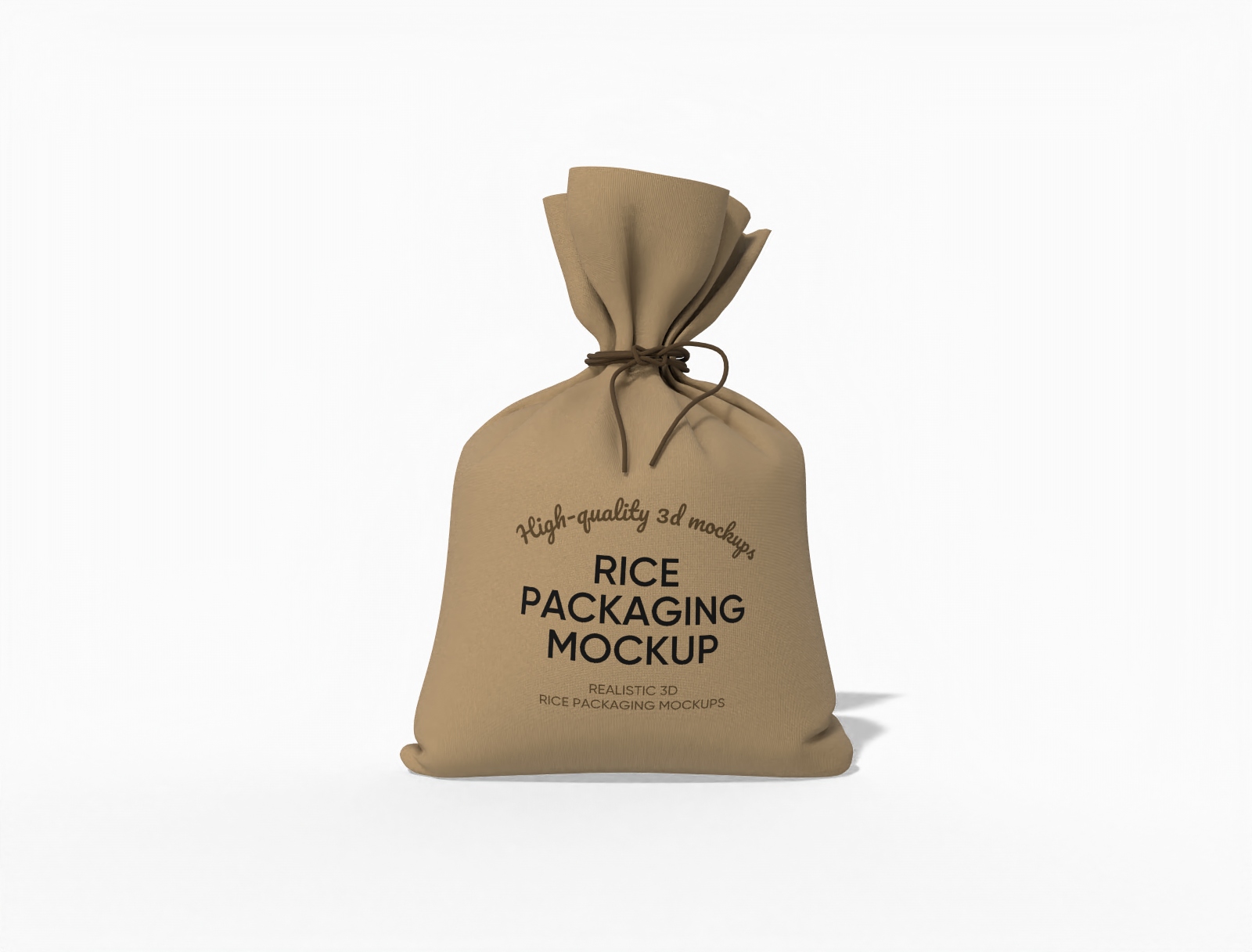 Rice packaging — Rough burlap