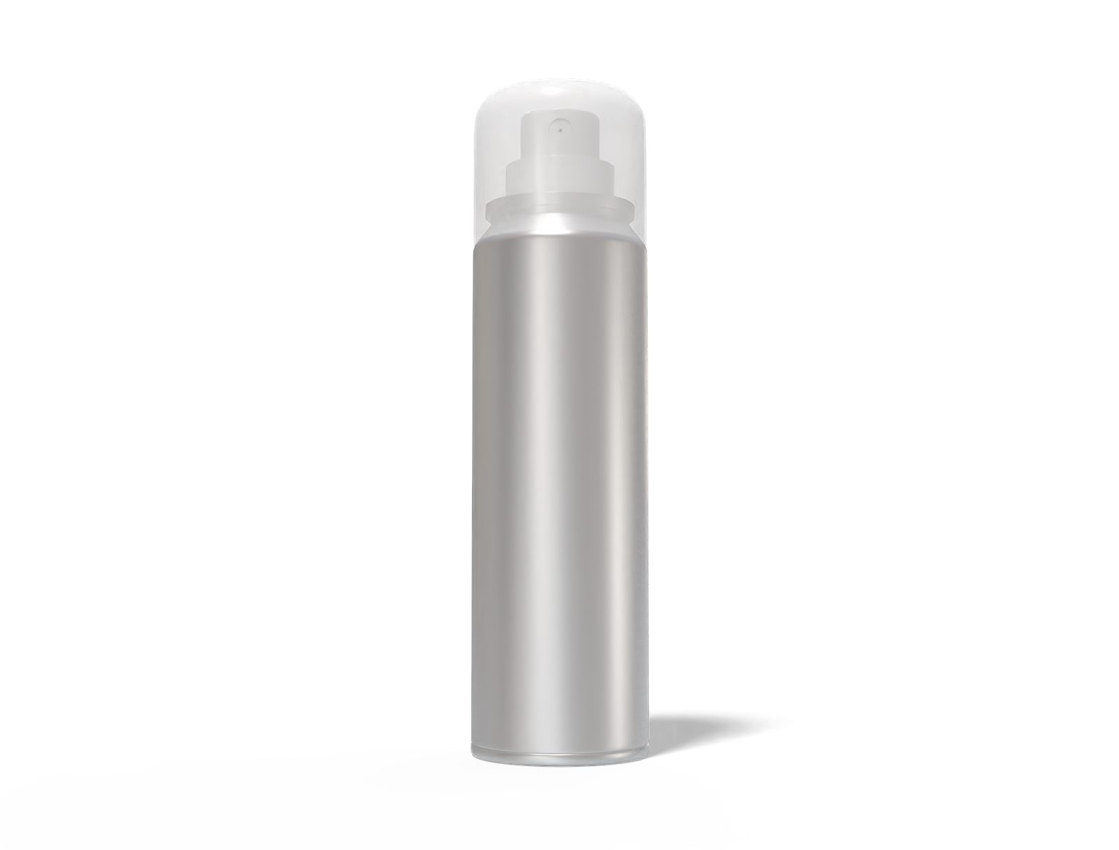 Tall spray can — Matte metal