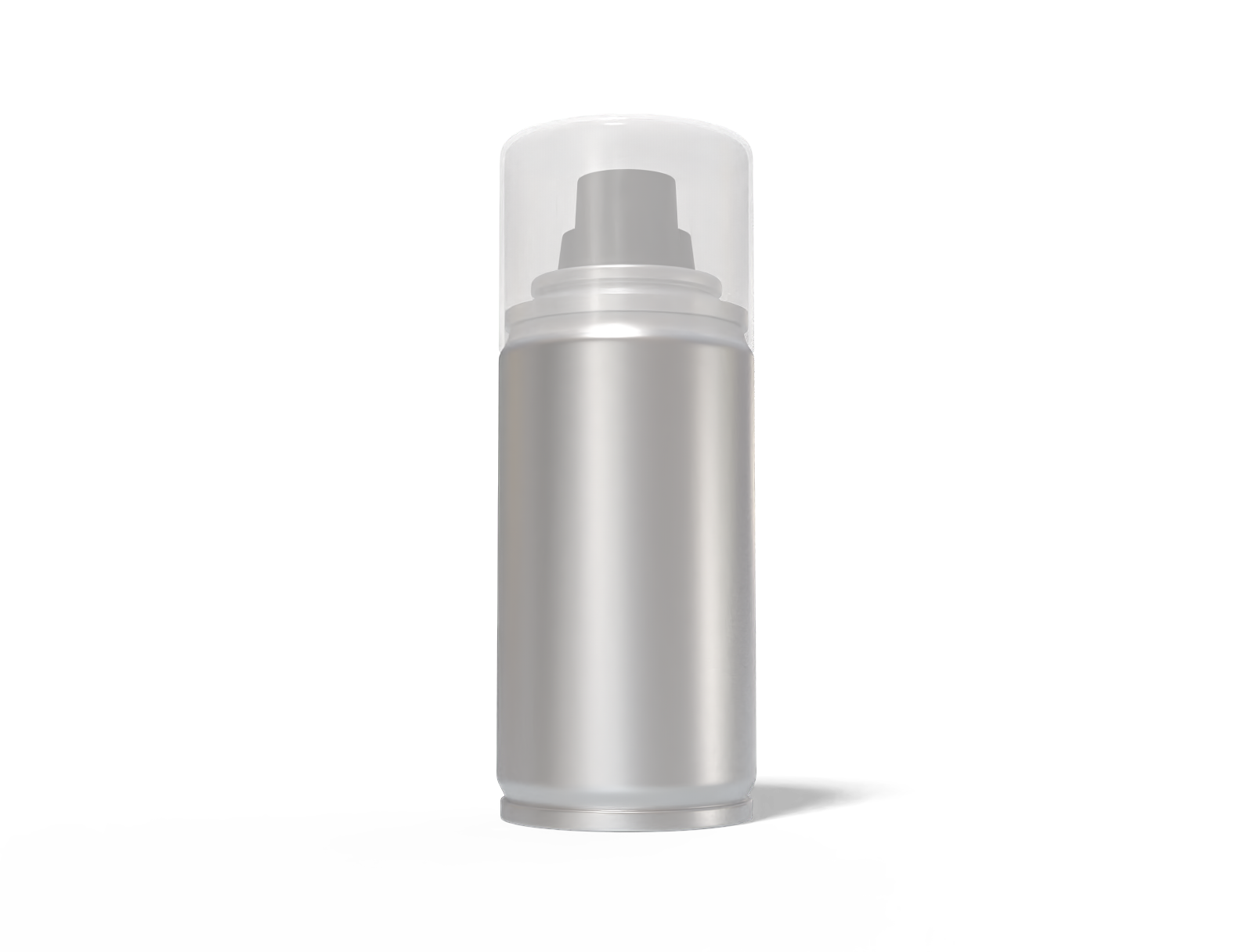 Short spray can — Matte metal