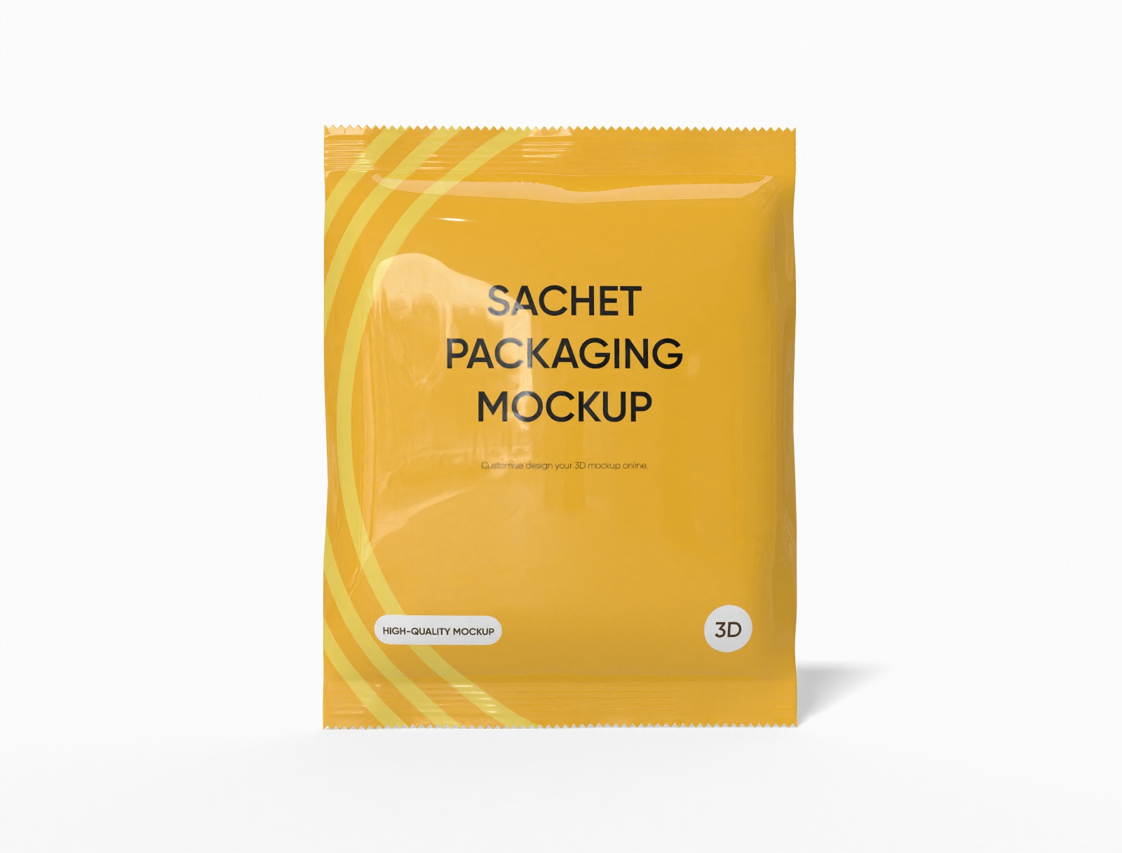 Sachet packaging — Glossy plastic