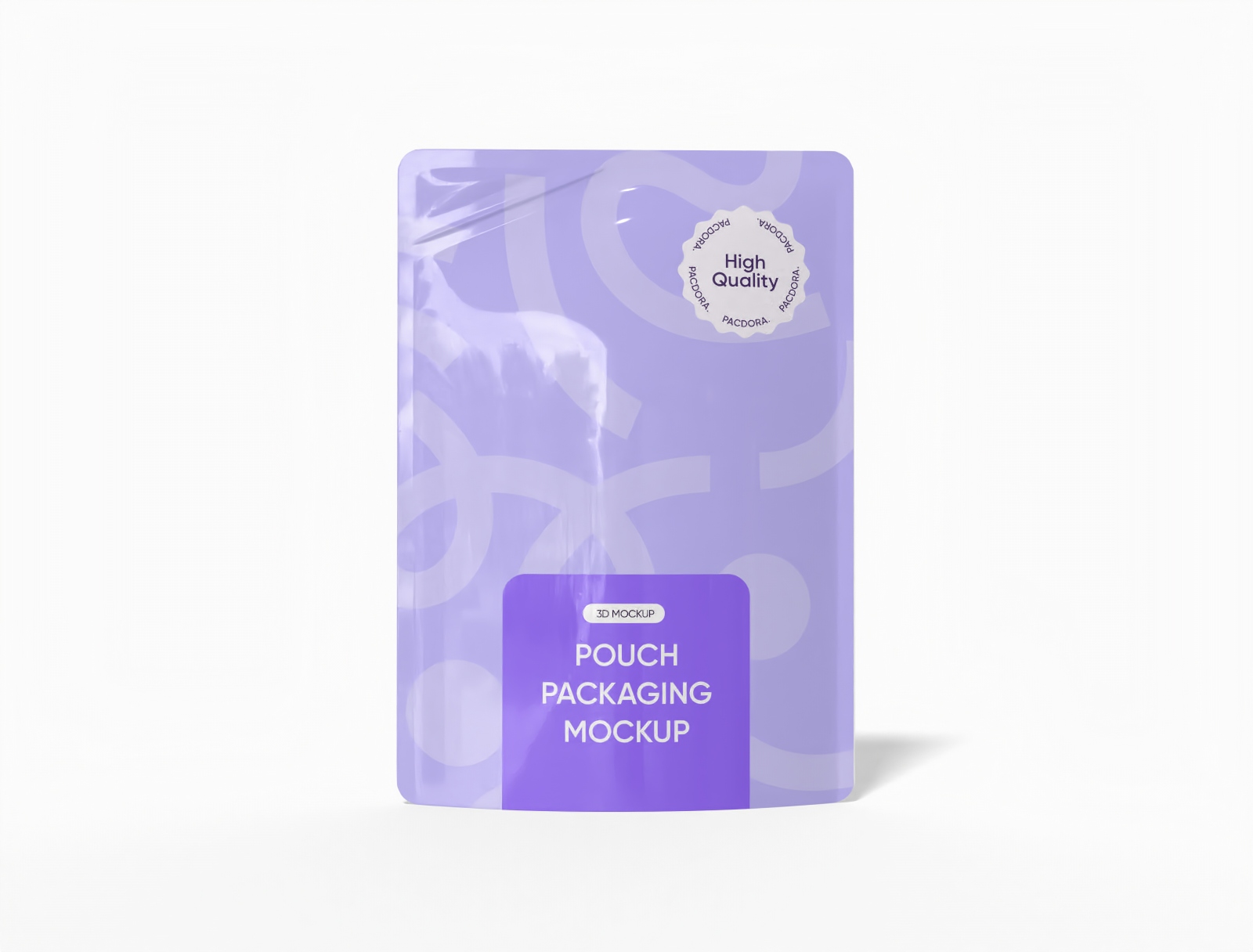 Pouch packaging — Glossy plastic