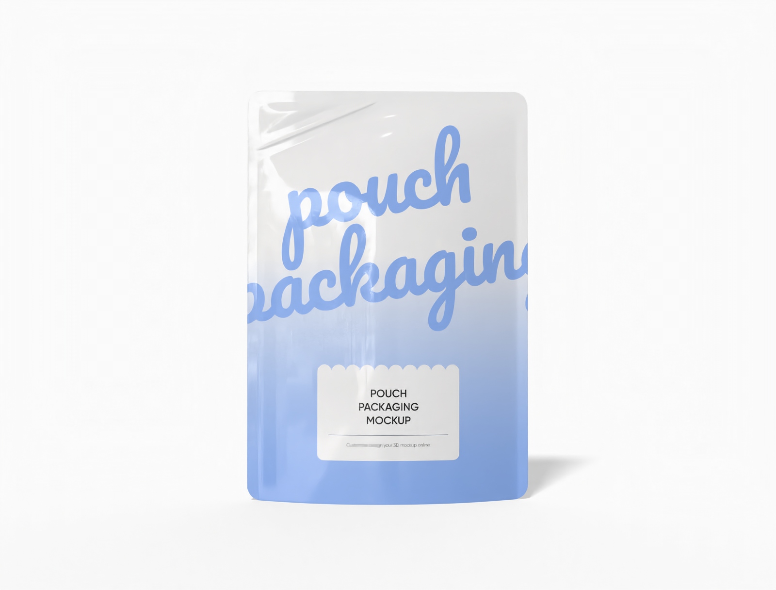 Pouch packaging — Glossy plastic