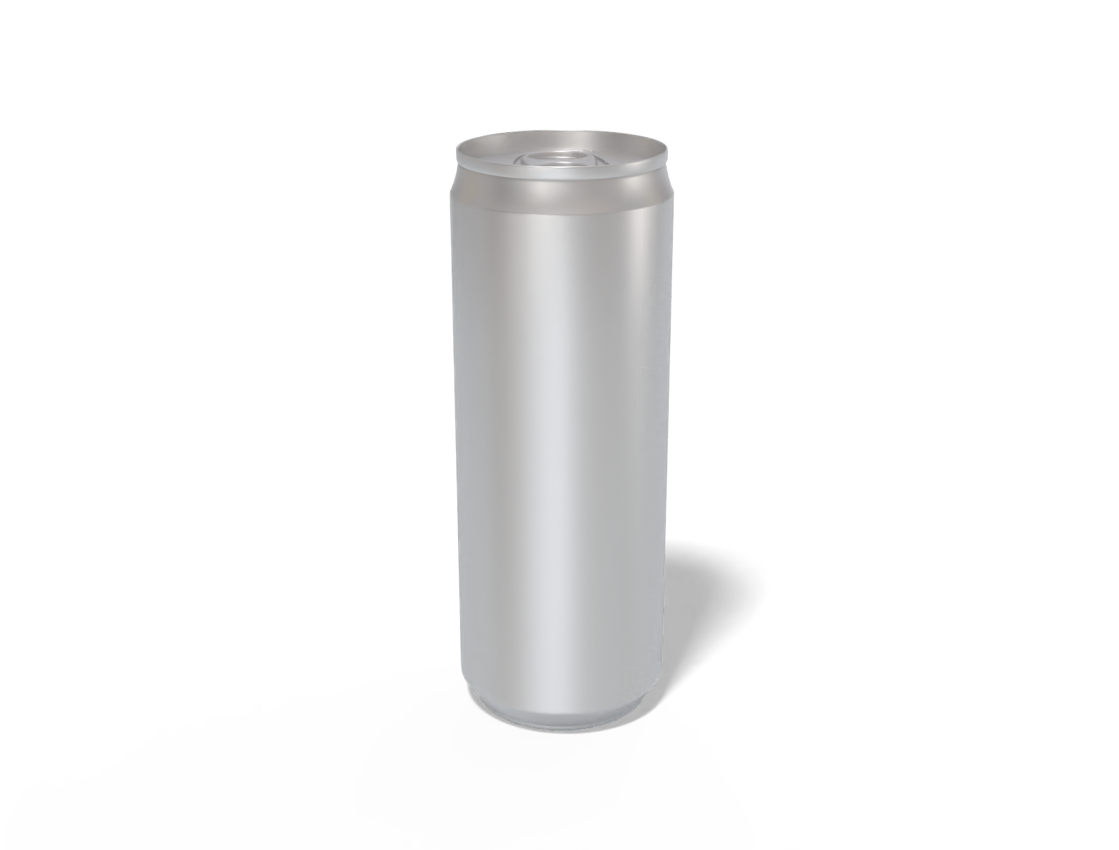 Tall tin can — Matte metal