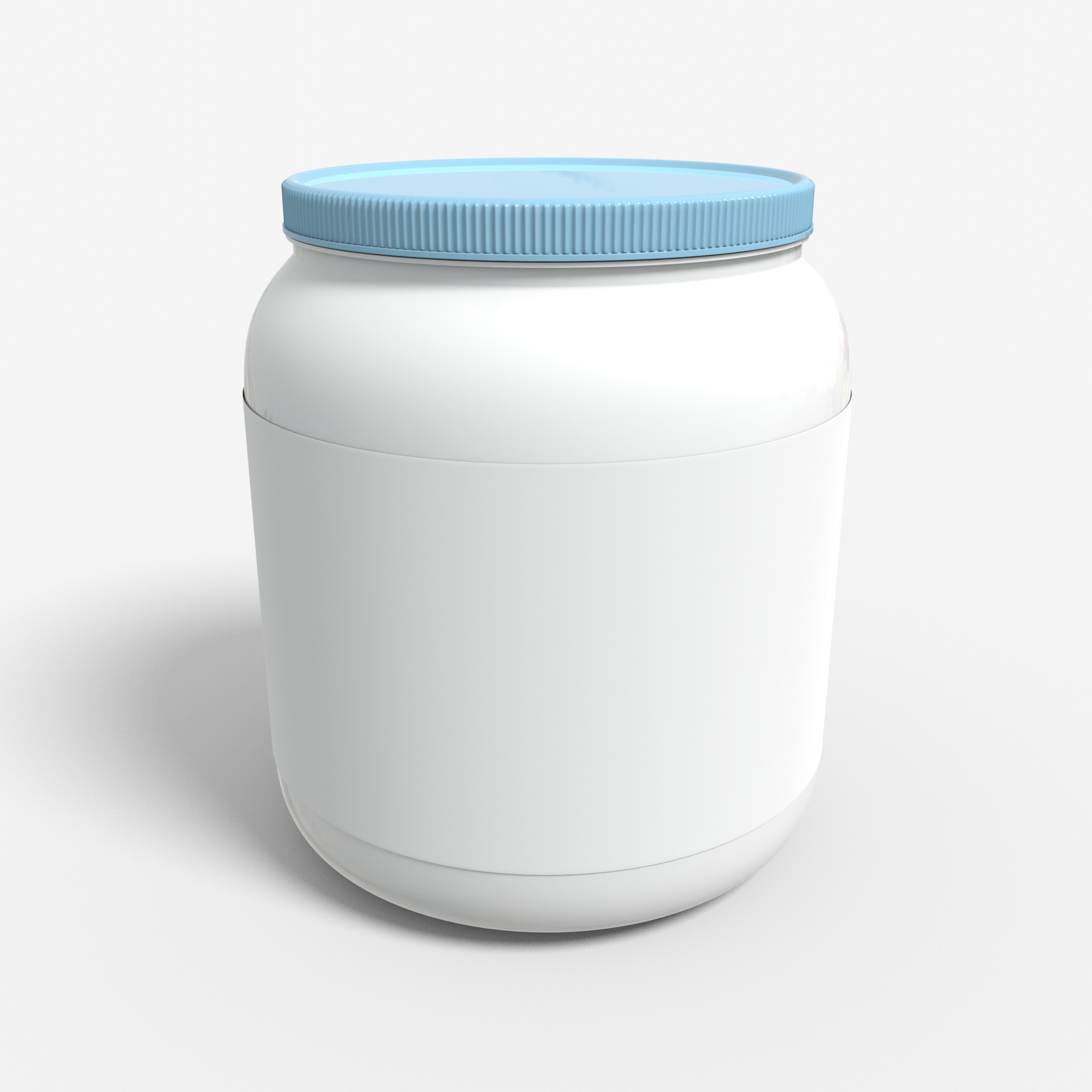 Bottles plastic cylindrical — Matte plastic