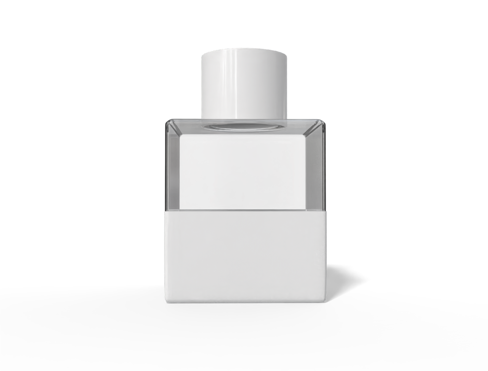5 ml square bottle — Glossy glass