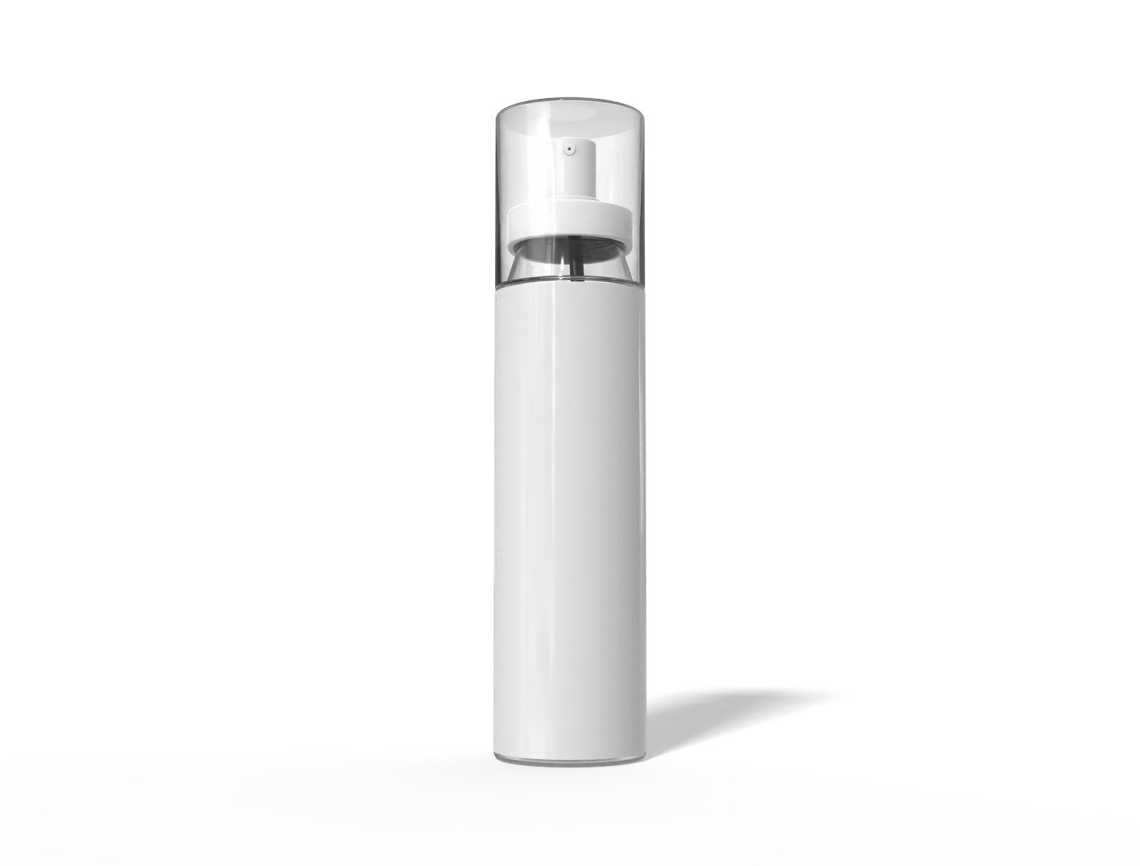 120 ml cosmetic spray bottle — Clear glossy plastic