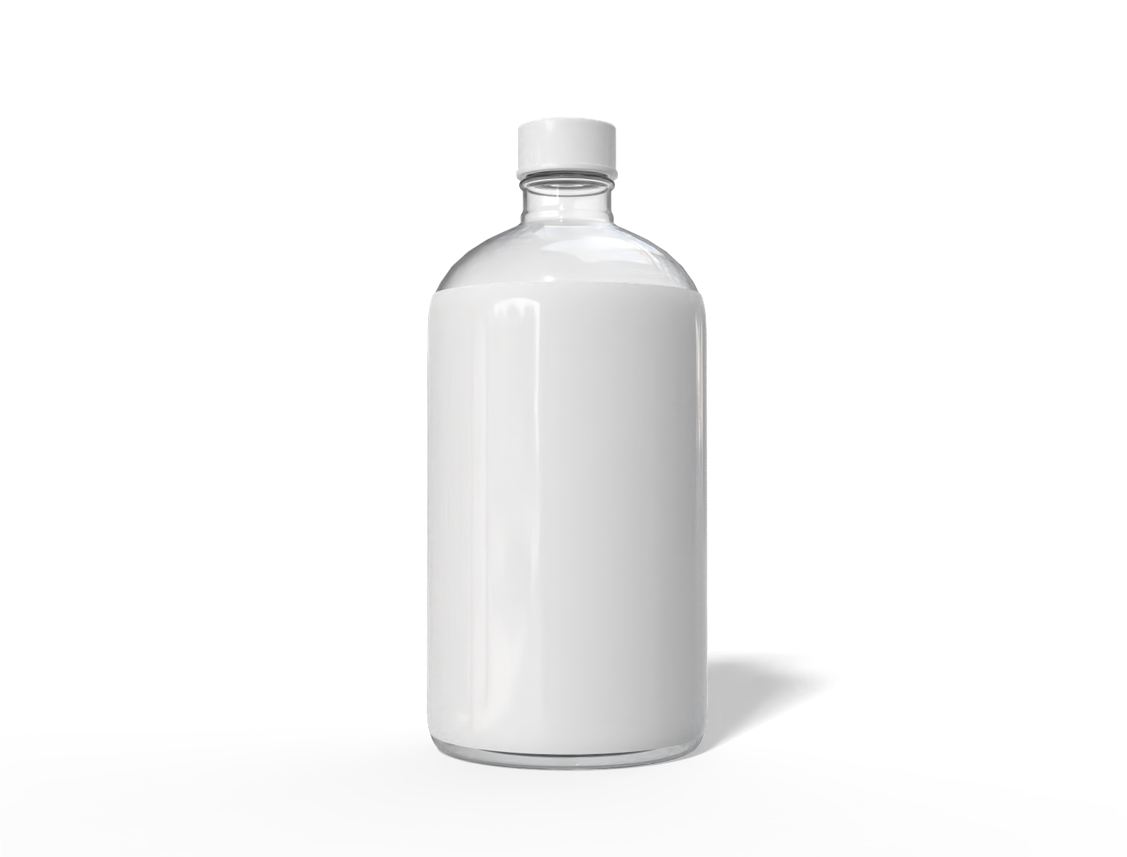 300 ml cosmetics pot bottle — Glossy glass