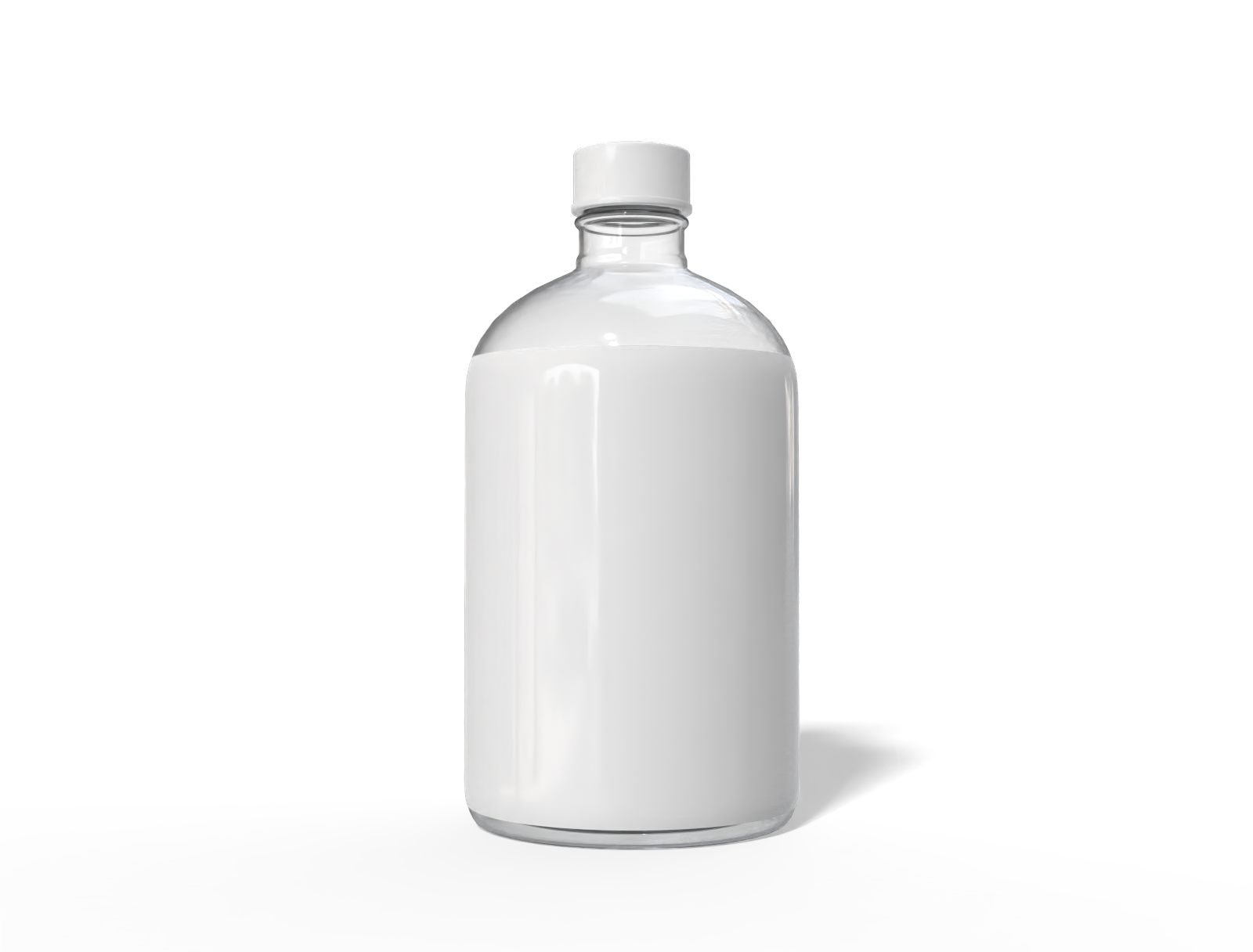 100 ml cosmetics pot bottle — Glossy glass