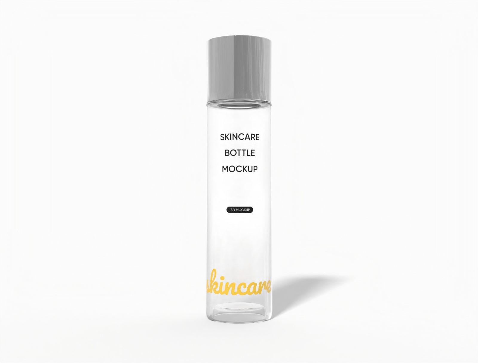 Skincare bottle — Glossy glass