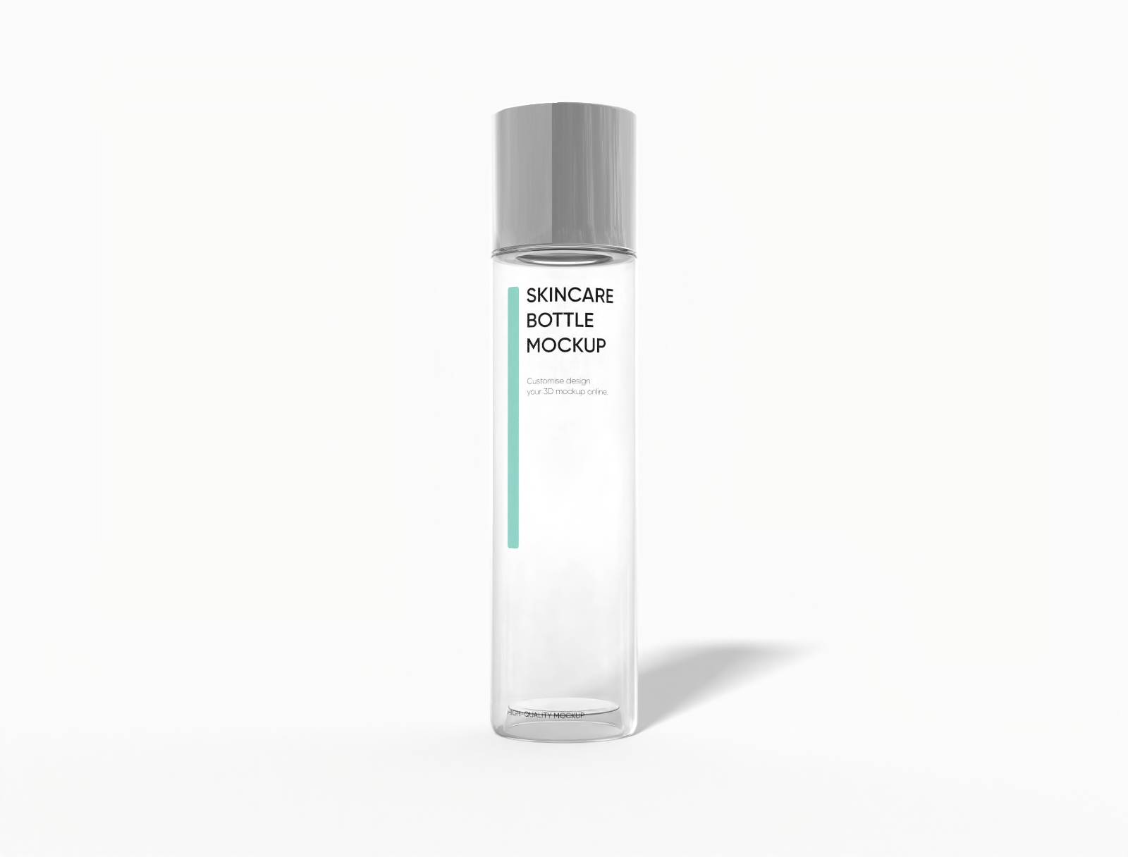 Skincare bottle — Glossy glass