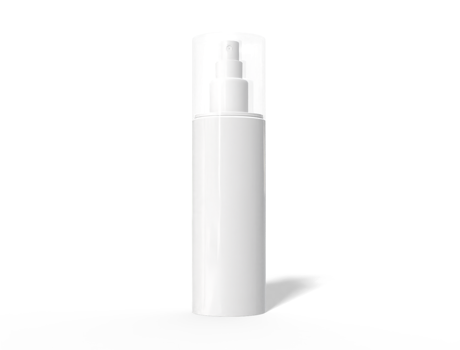 Cosmetic spray bottle — Glossy plastic