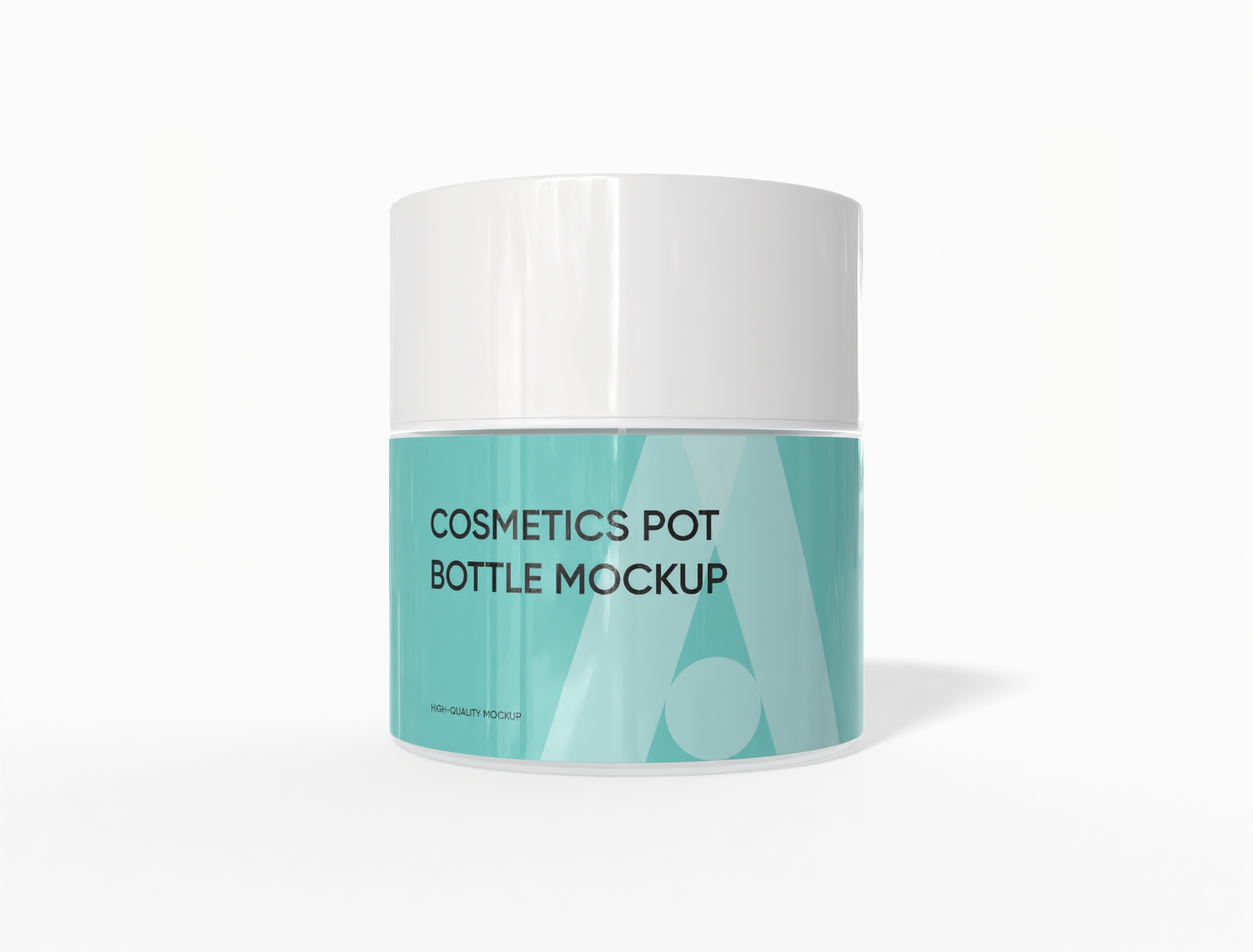 15 ml cosmetic jar — Clear glossy plastic