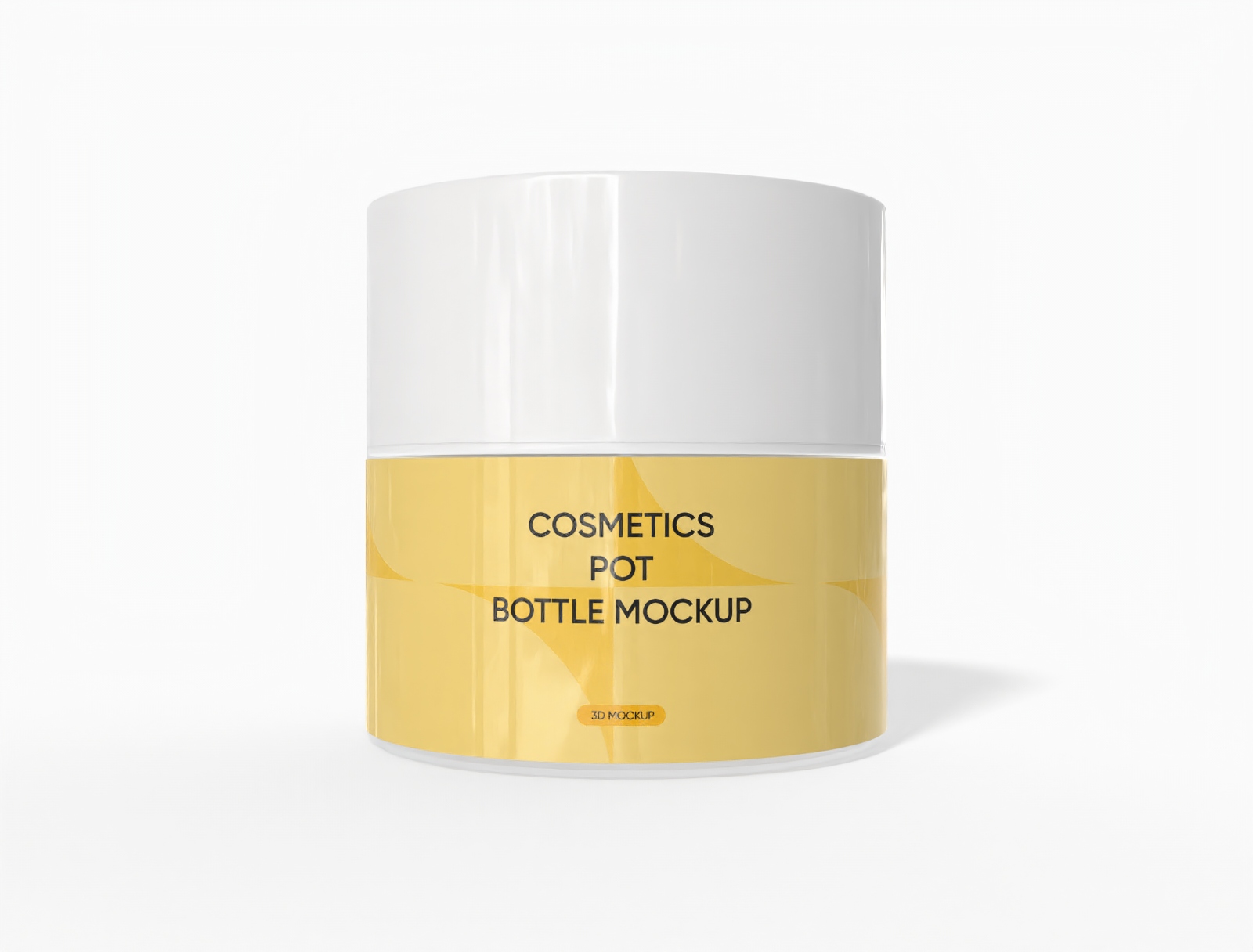 30 ml cosmetic jar — Clear glossy plastic