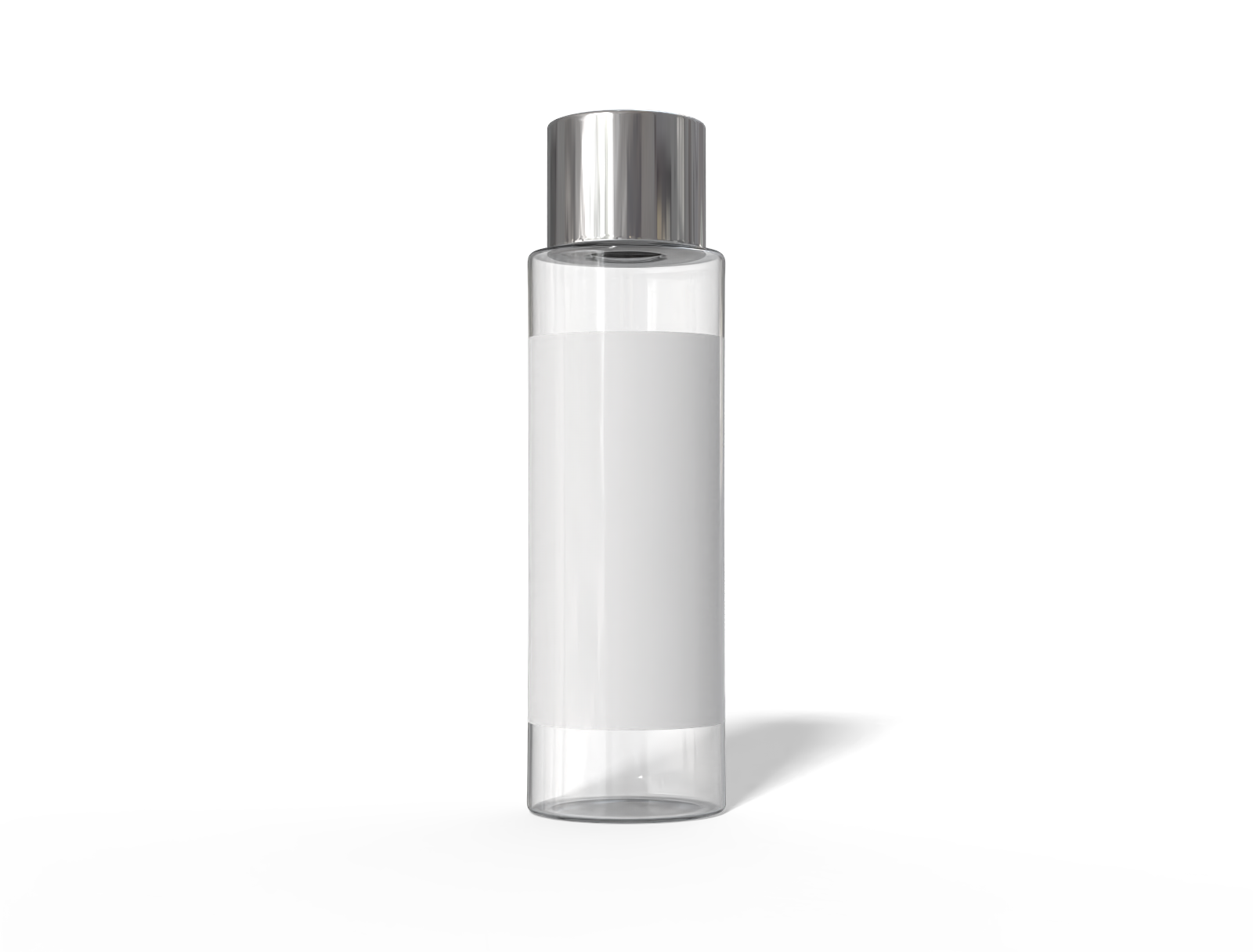 200 ml cosmetic glass bottle — Glossy glass