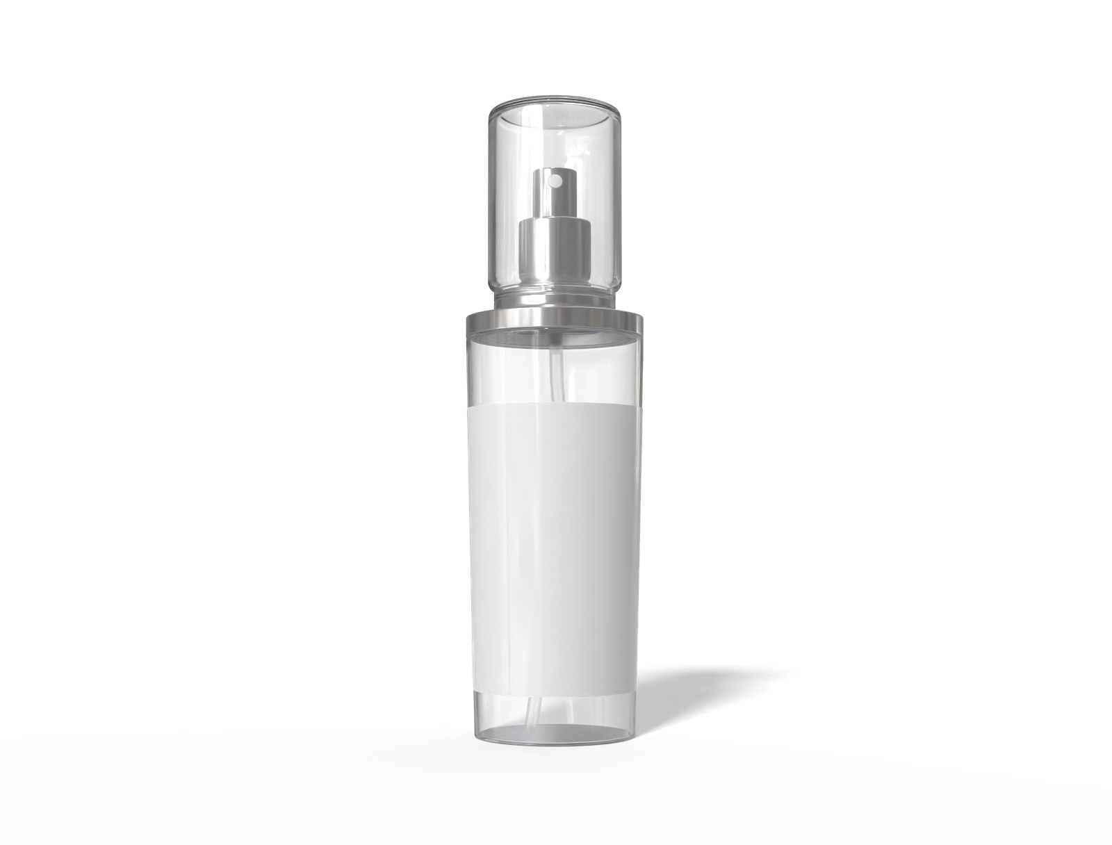 80 ml cosmetic spray bottle — Glossy glass