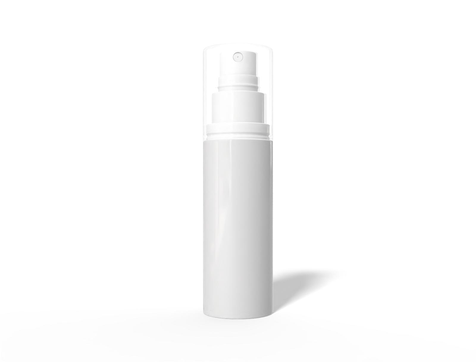 Airless pump bottle — Glossy plastic