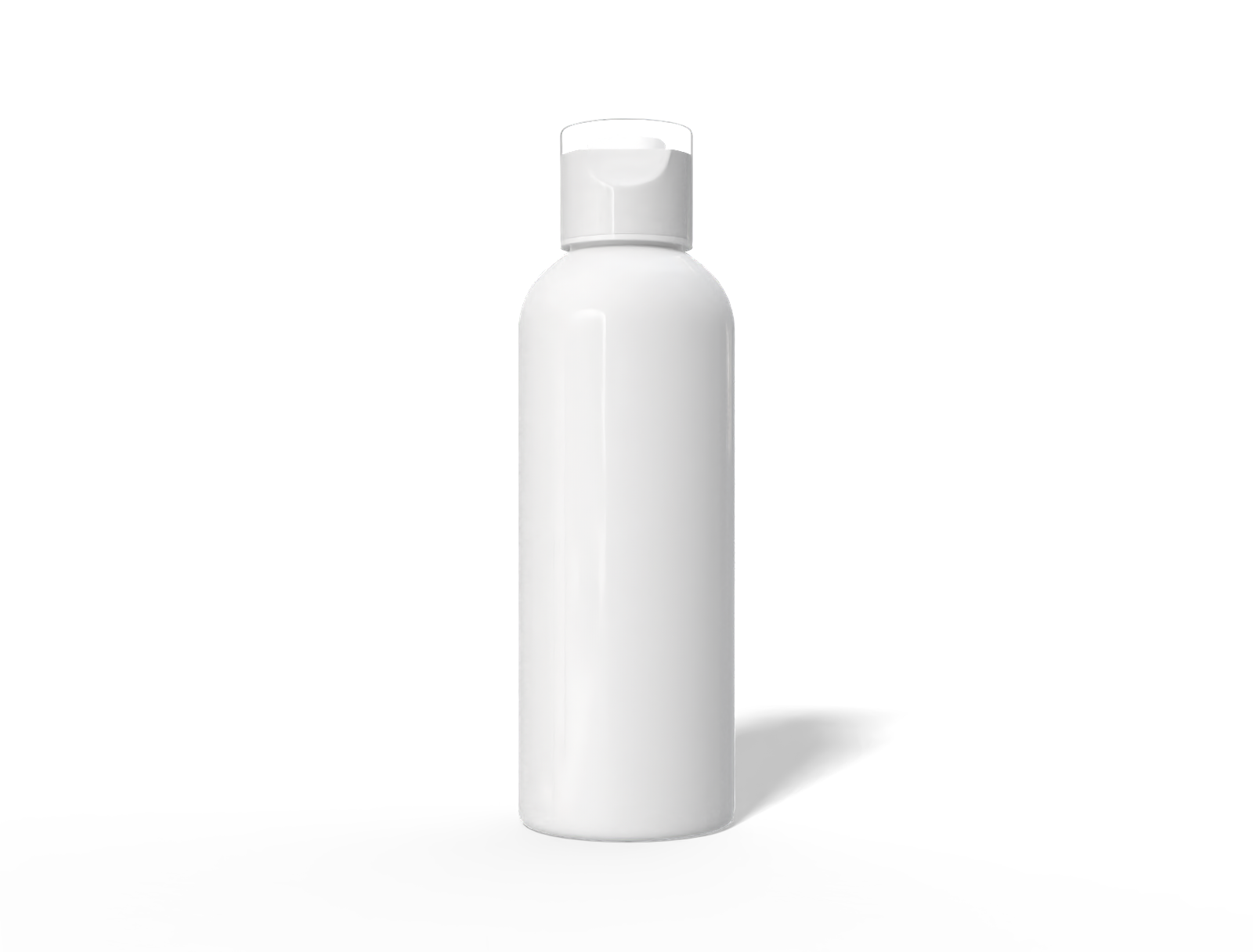 Skincare airless pump bottle — Glossy plastic