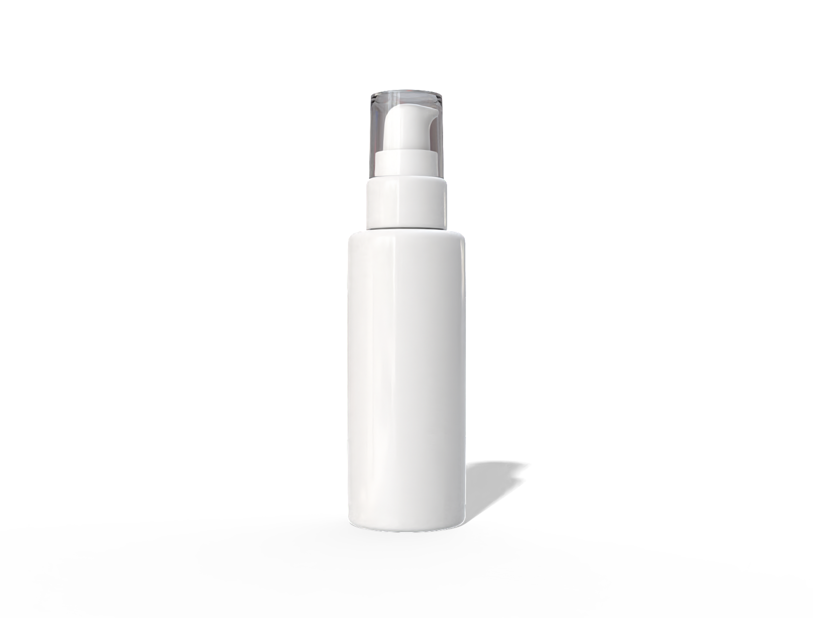 Airless pump bottle — Glossy plastic