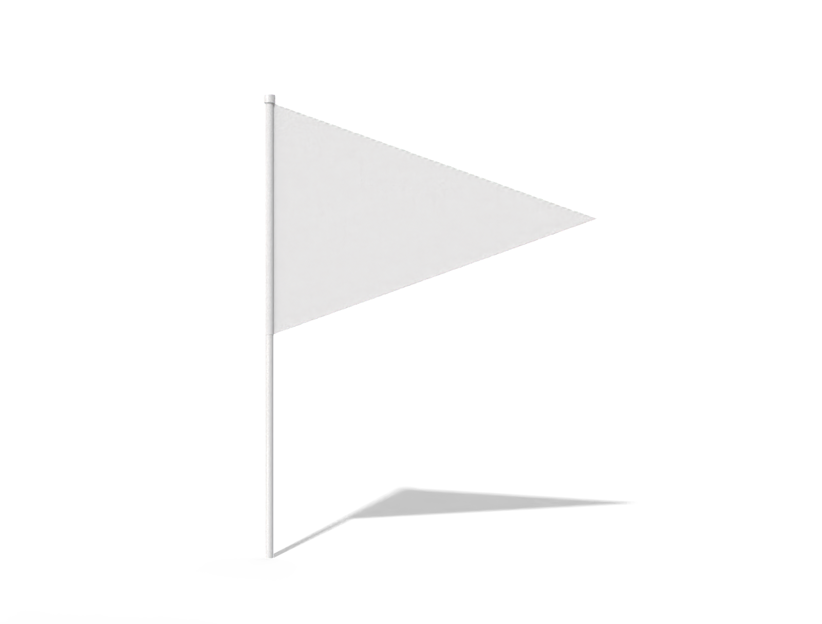 Pennant flag — Nonwoven fabric