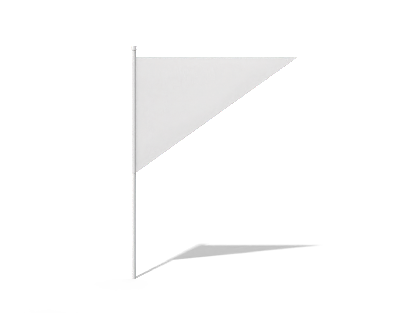 Triangle flag — Nonwoven fabric