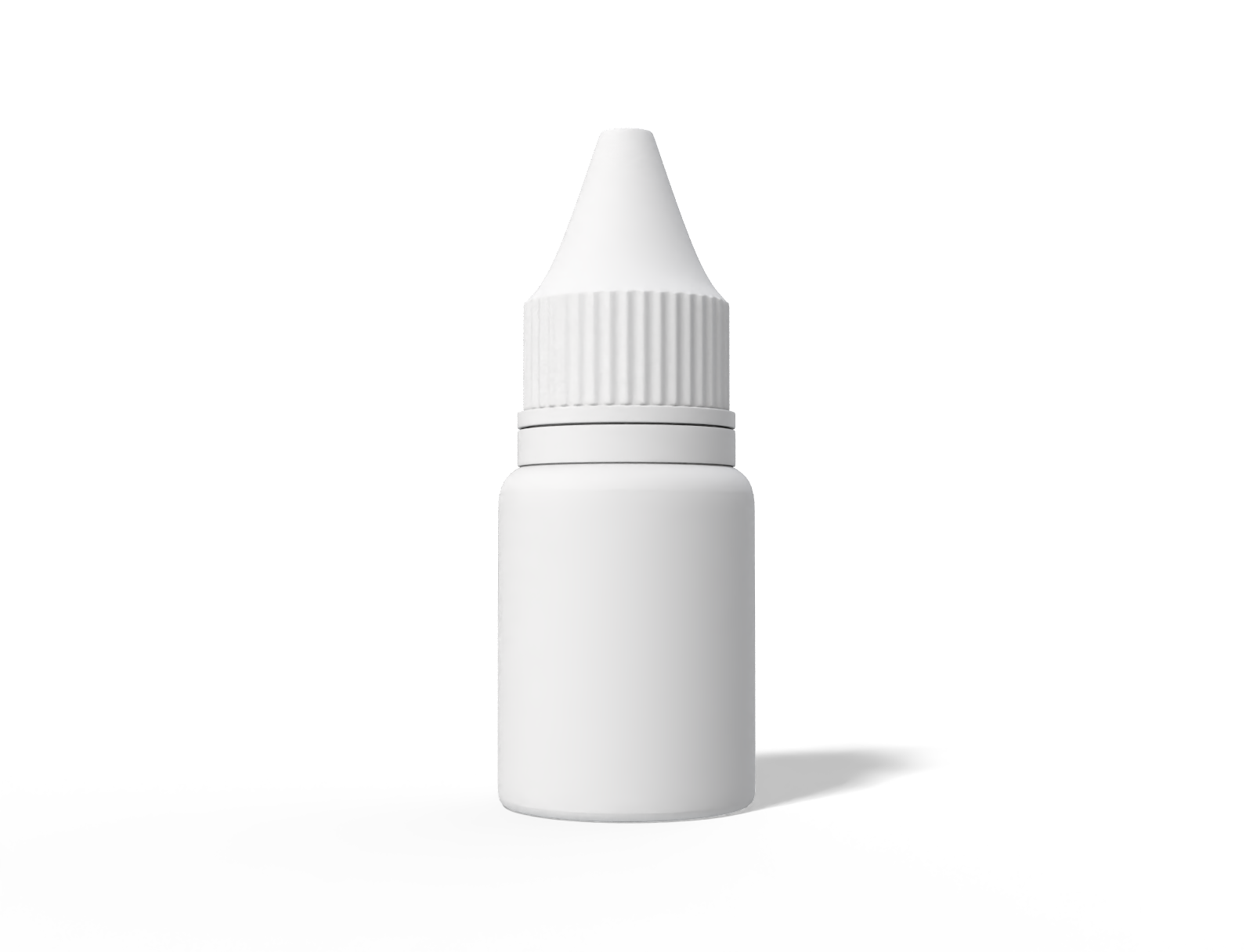 10 ml plastic dropper bottle — Clear glossy plastic