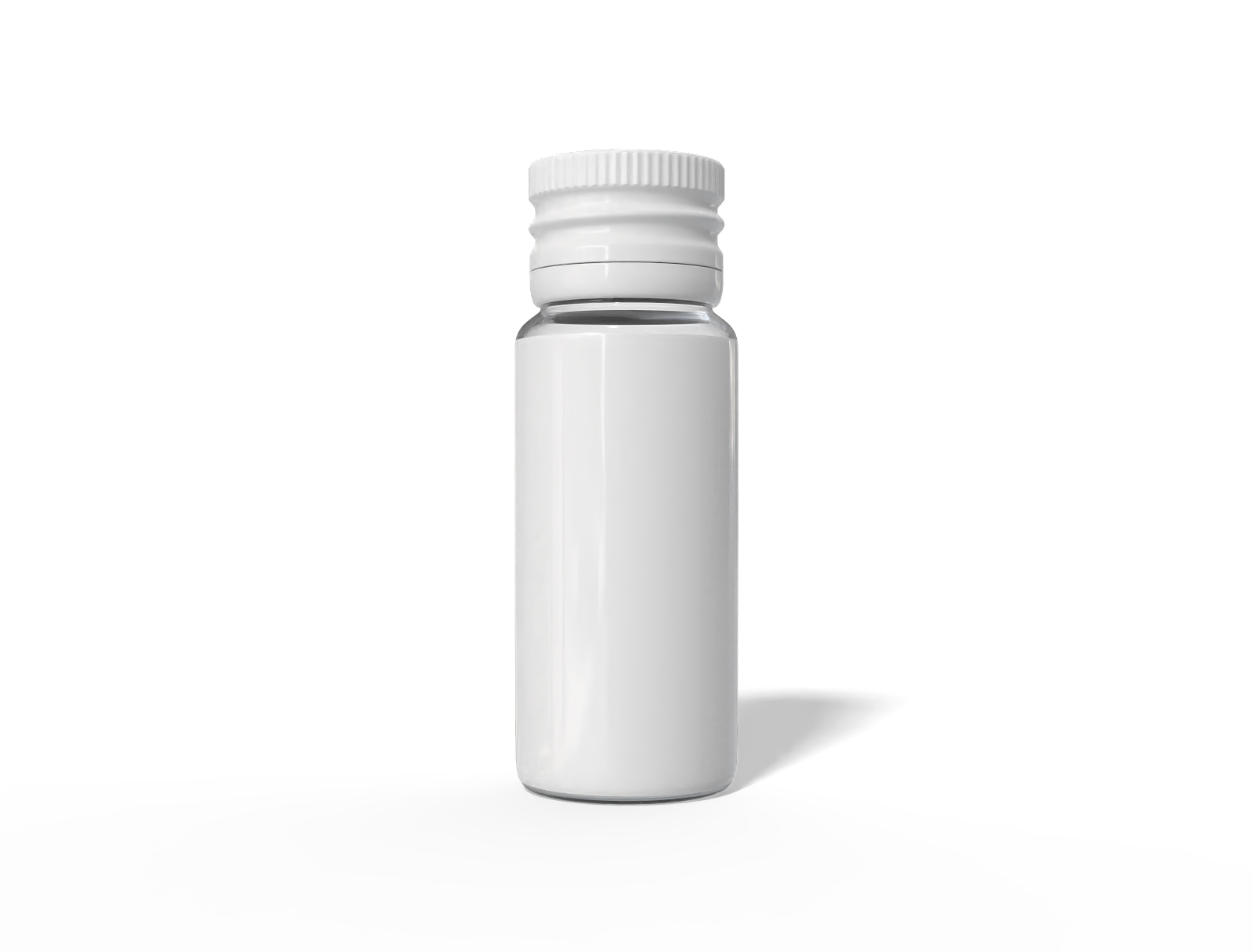 20 ml syrup bottle — Glossy glass