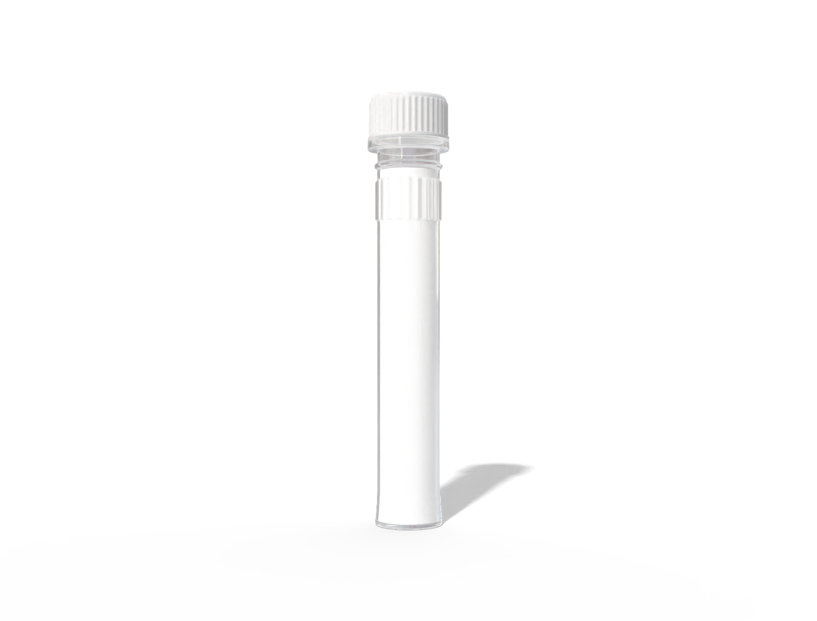 Centrifuge tube — Clear glossy plastic